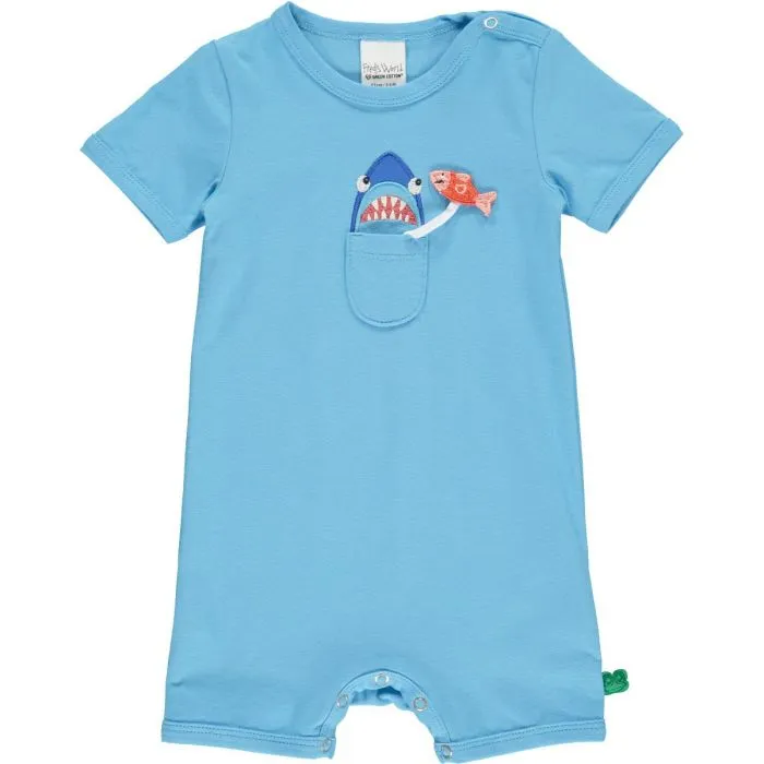 Fred's World Pirate Romper - Bunny Blue