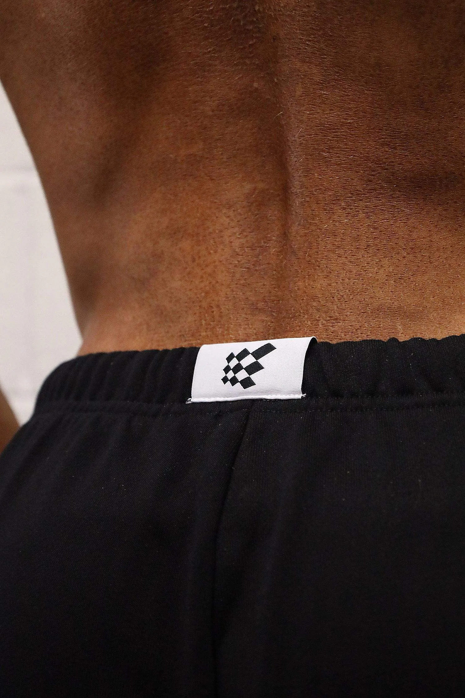 French Terry Athletic Joggers - Black