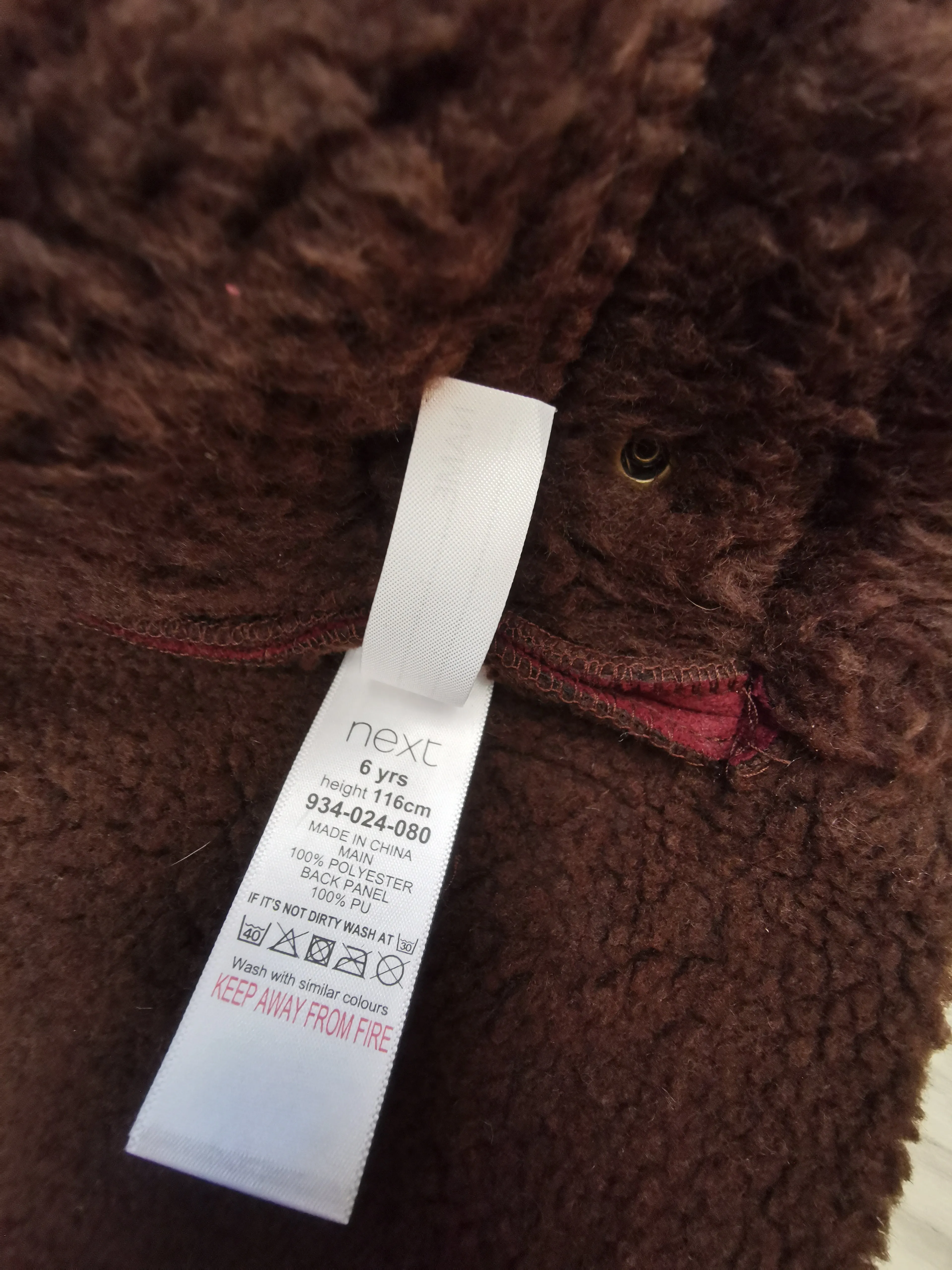 GIRL SIZE 6 YEARS - NEXT UK BRAND, Asymmetrical Jacket, Fall / Winter Wear EUC B28