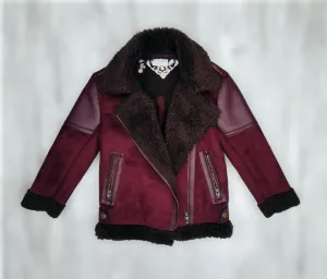 GIRL SIZE 6 YEARS - NEXT UK BRAND, Asymmetrical Jacket, Fall / Winter Wear EUC B28