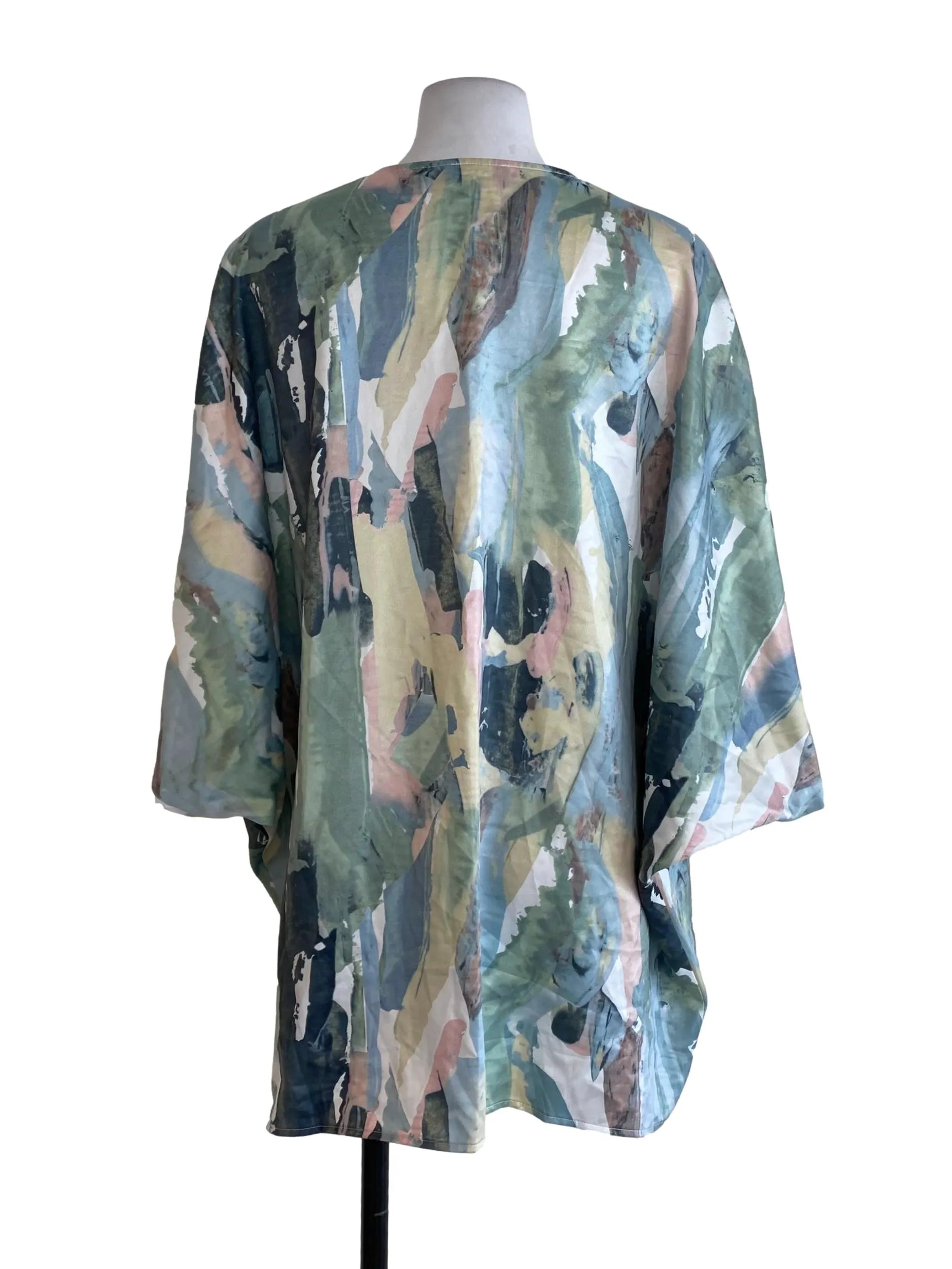 Green Abstract Outerwear