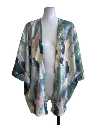 Green Abstract Outerwear