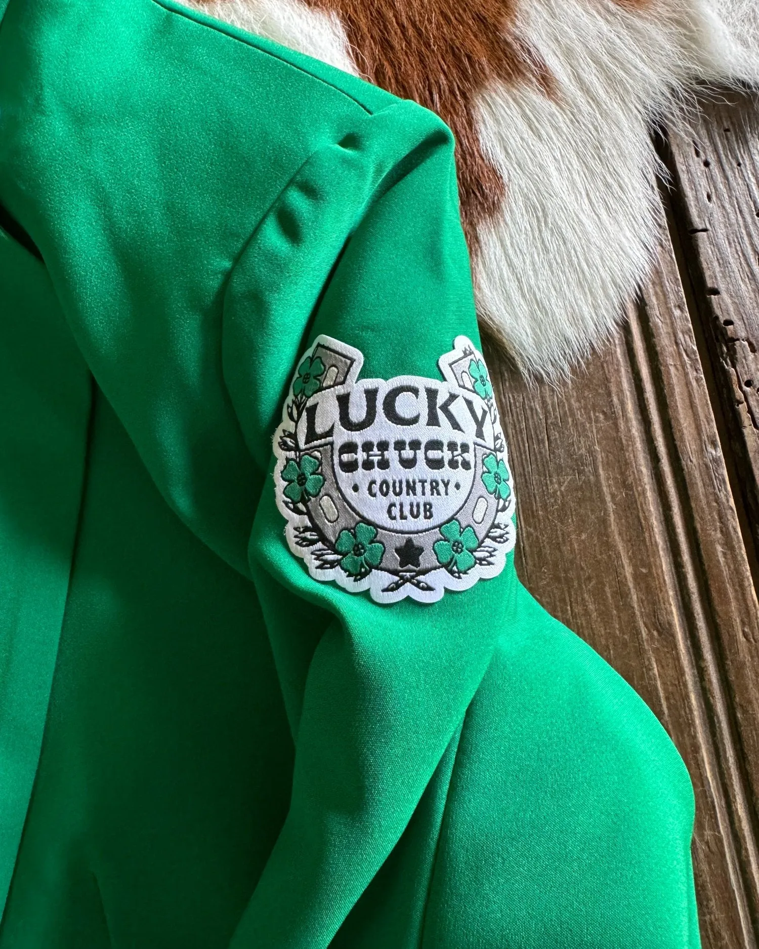 Green With Envy Kelly Green Blazer
