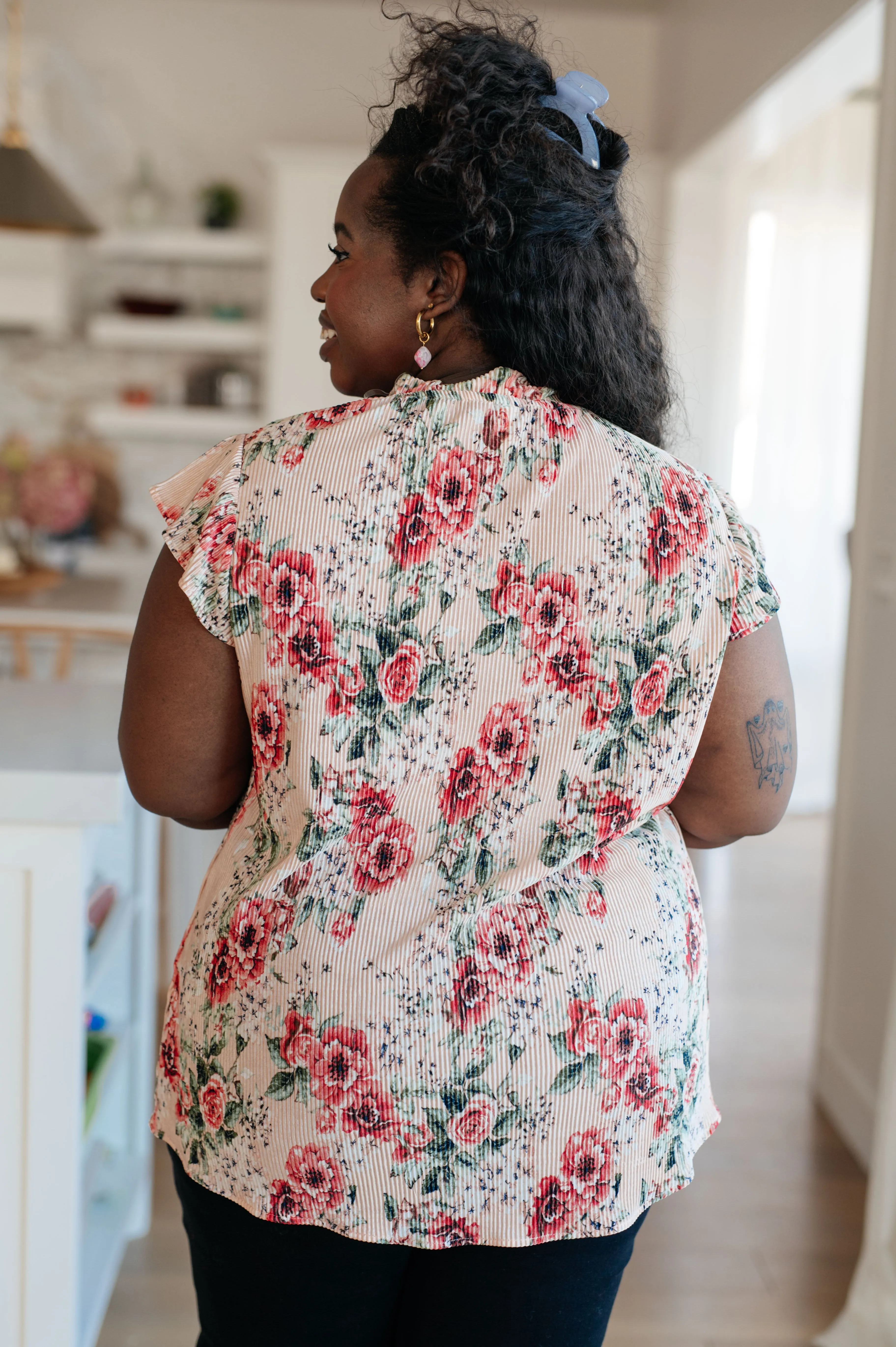 Hazel Blues® |  Making Me Blush Floral Top