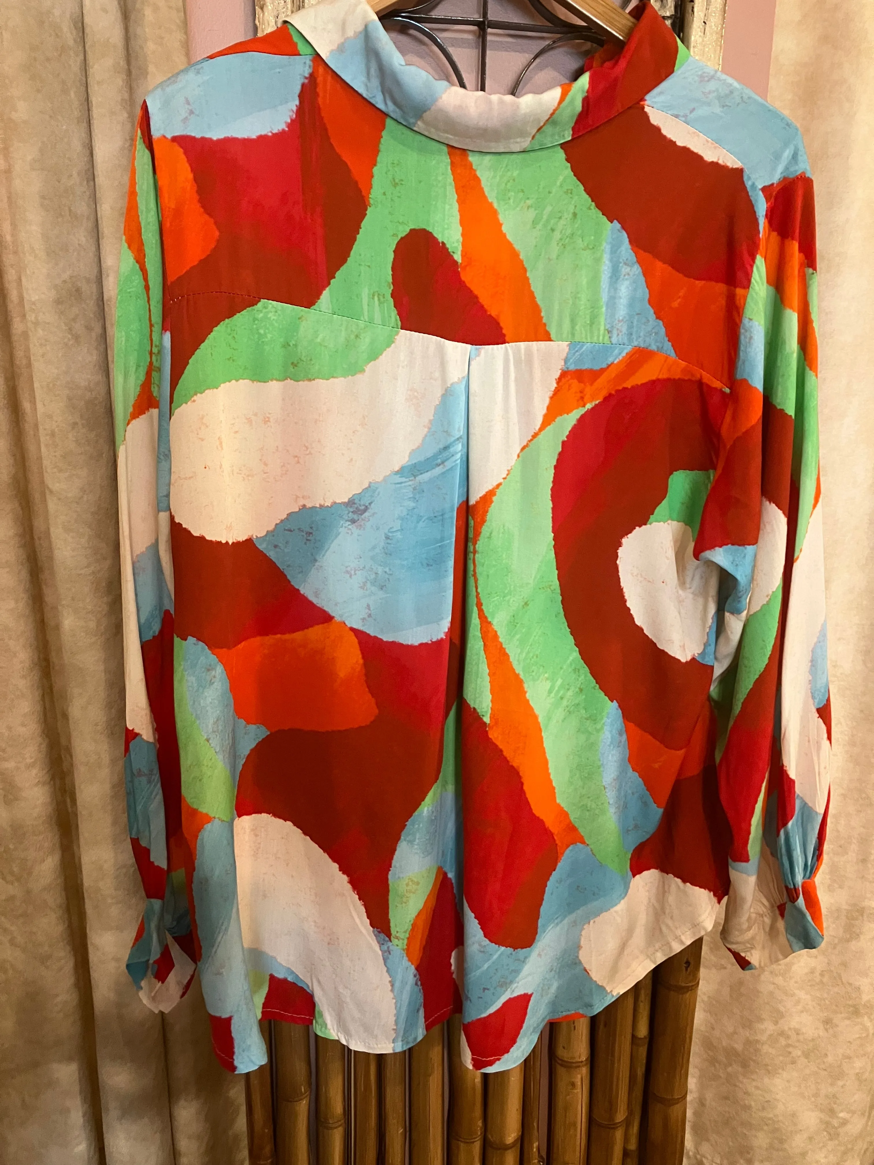 Italian abstract blouses ￼