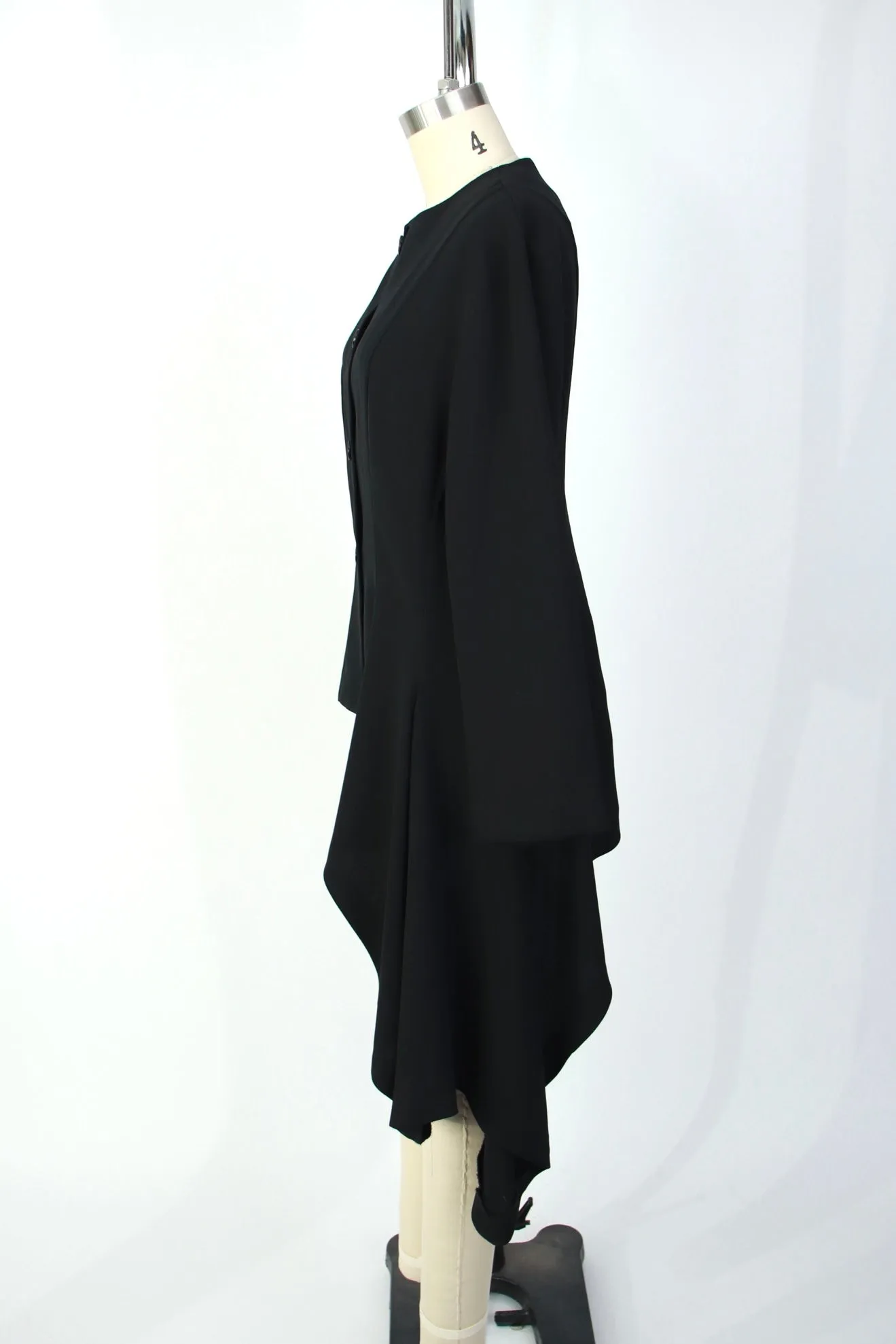 Ivan Grundahl Pinstriped Asymmetrical Jacket*