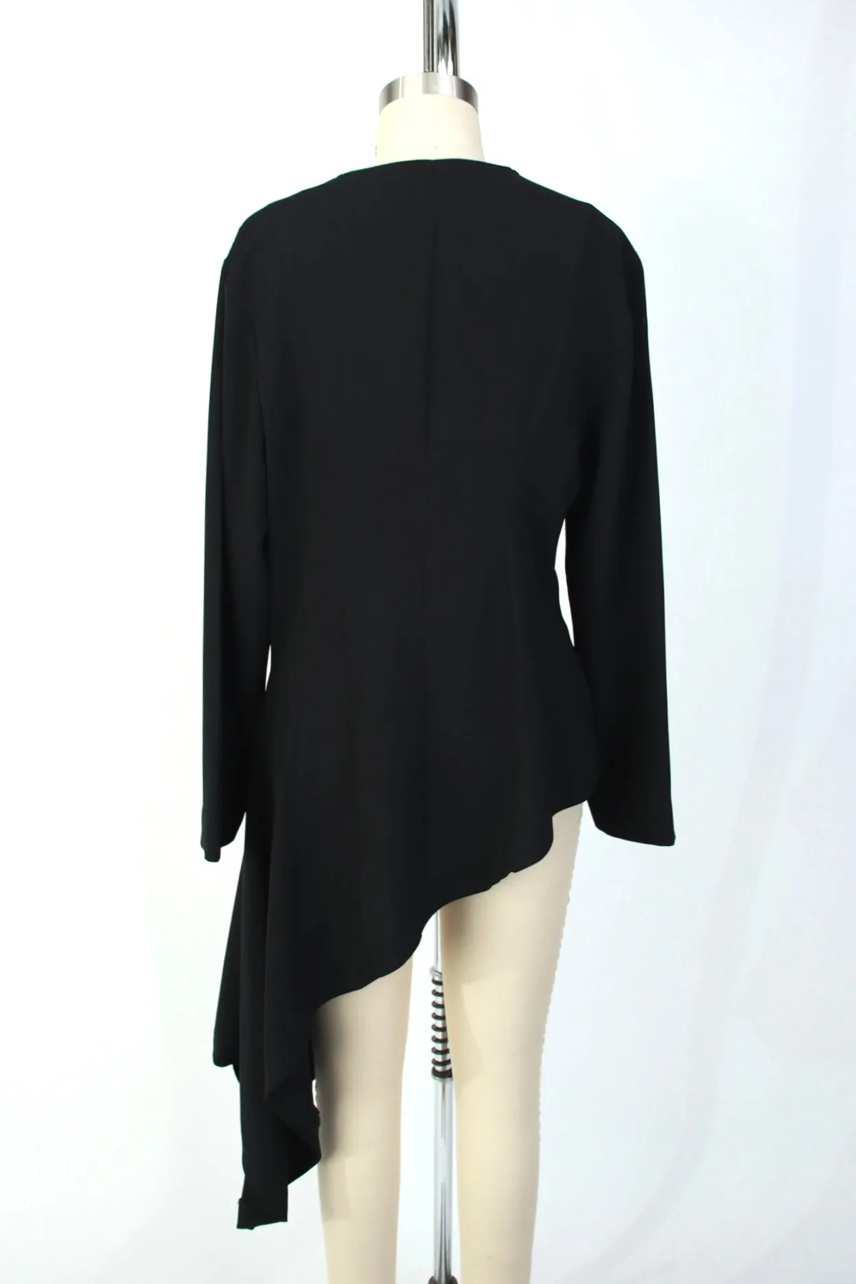 Ivan Grundahl Pinstriped Asymmetrical Jacket*