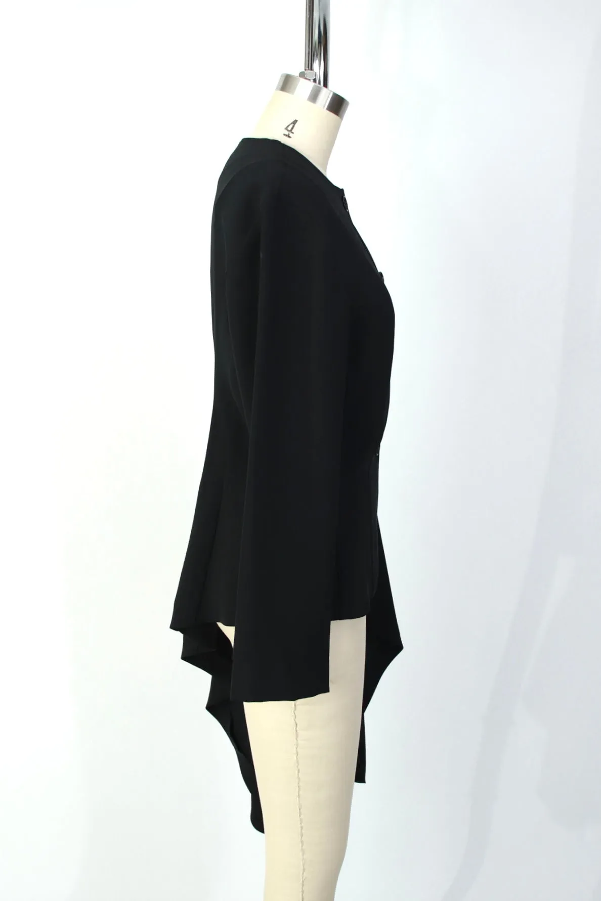 Ivan Grundahl Pinstriped Asymmetrical Jacket*