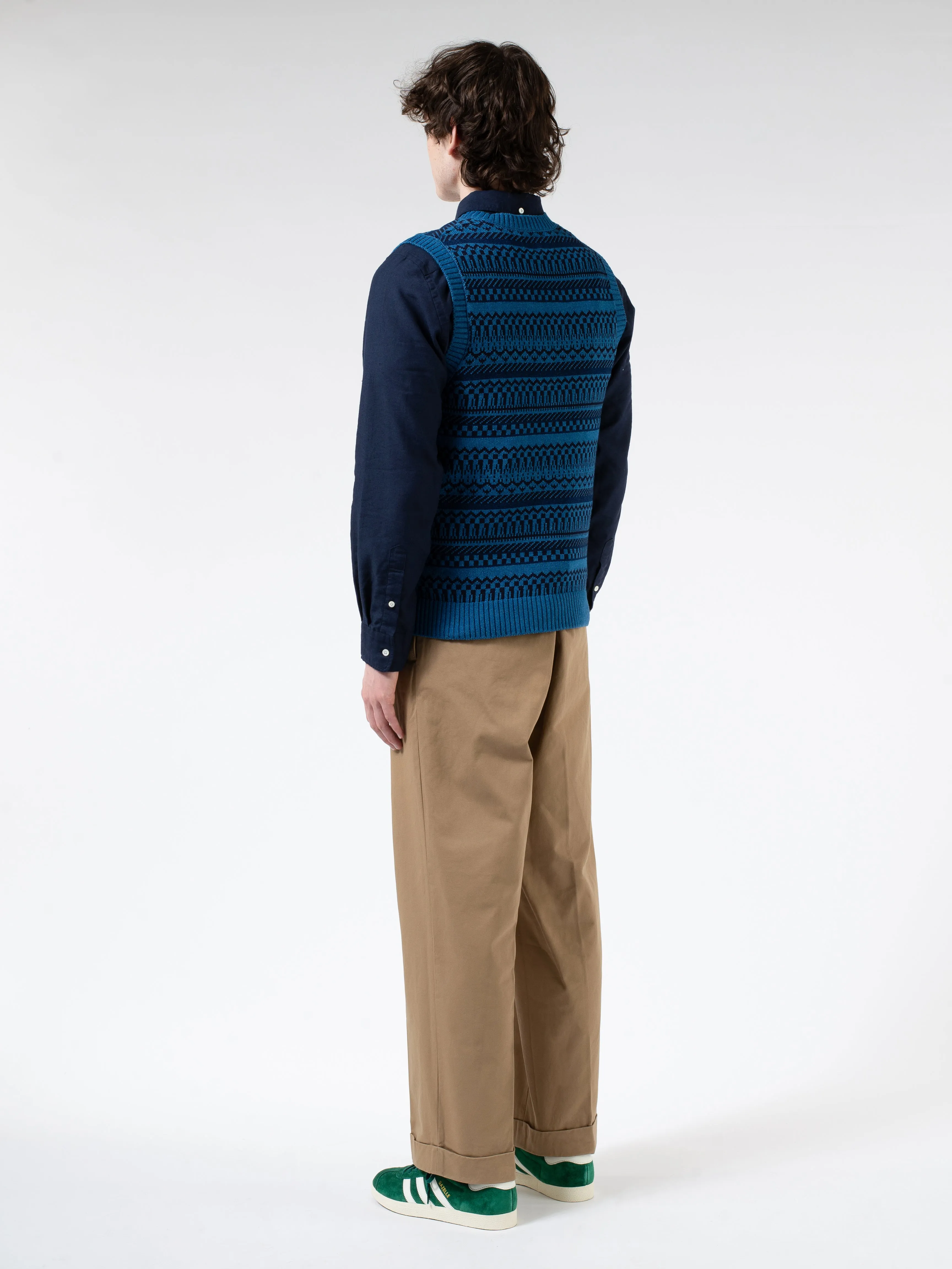 Jacquard Knit Vest