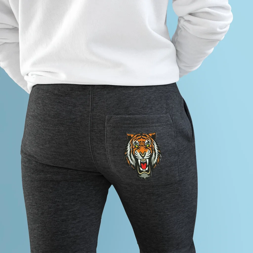 Lion head Fleece Joggers, Custom Joggers, Graphic joggers