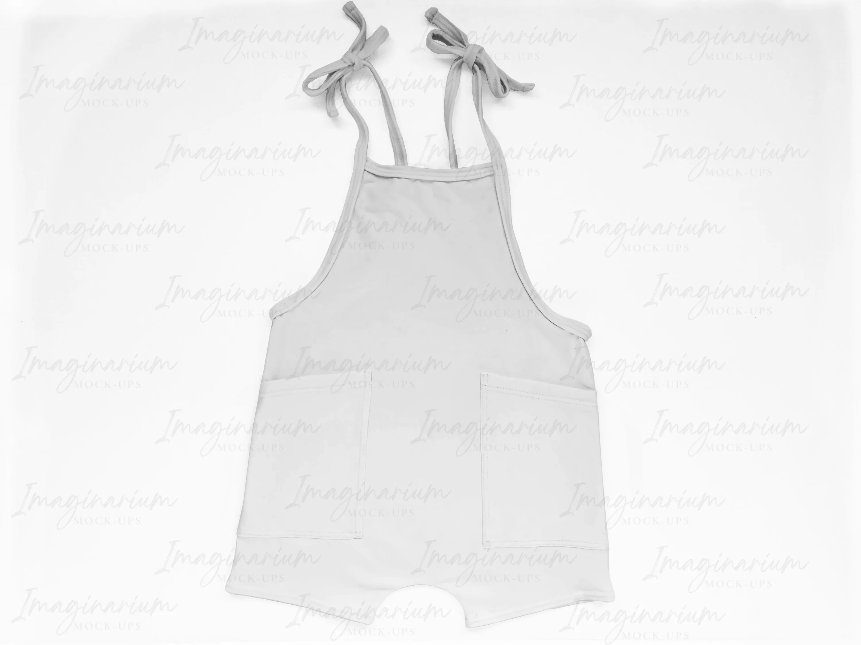 Lowland Tie Romper Mock Up, Realistic Clothing Mockup for Photoshop and Procreate