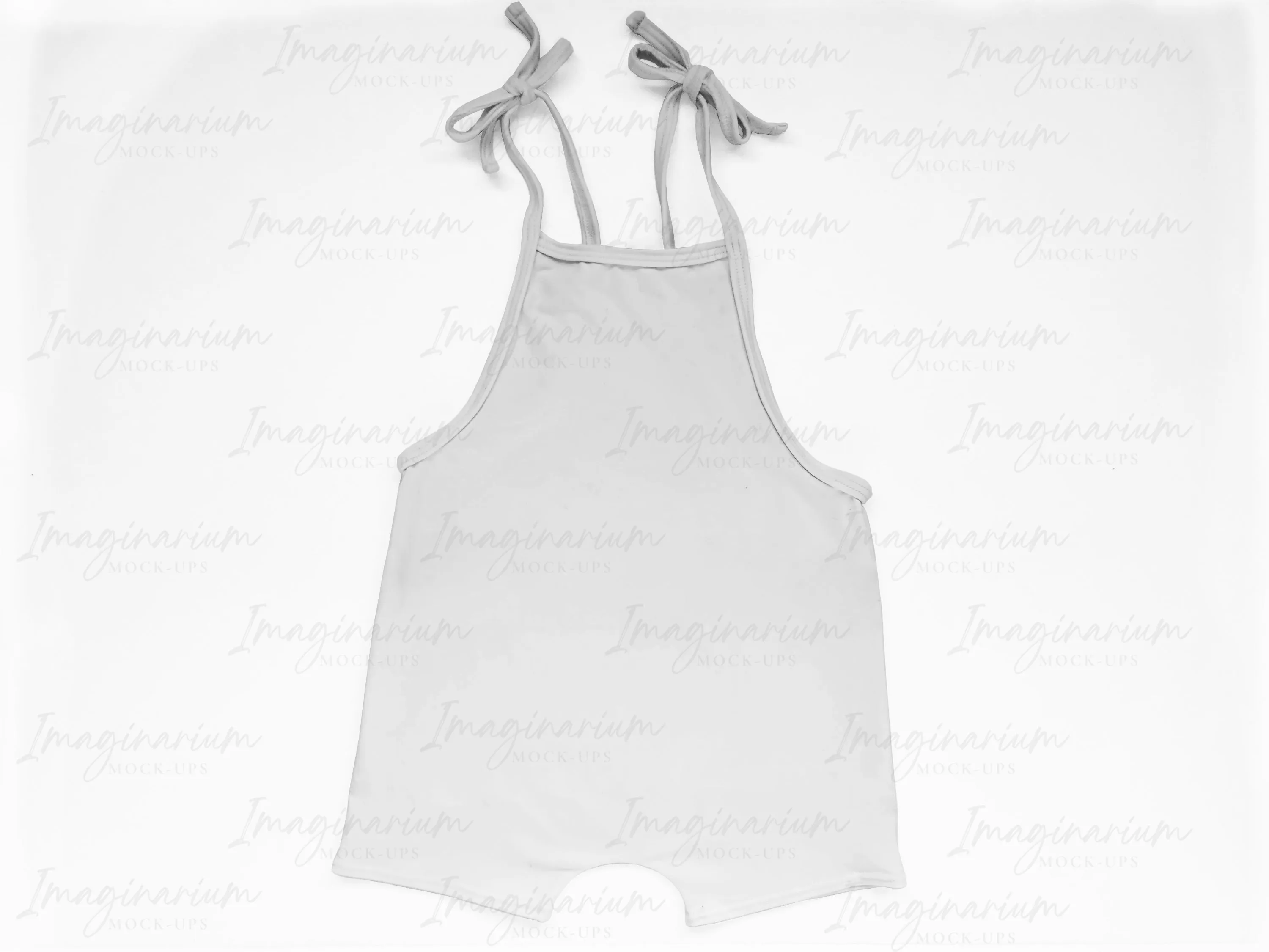 Lowland Tie Romper Mock Up, Realistic Clothing Mockup for Photoshop and Procreate