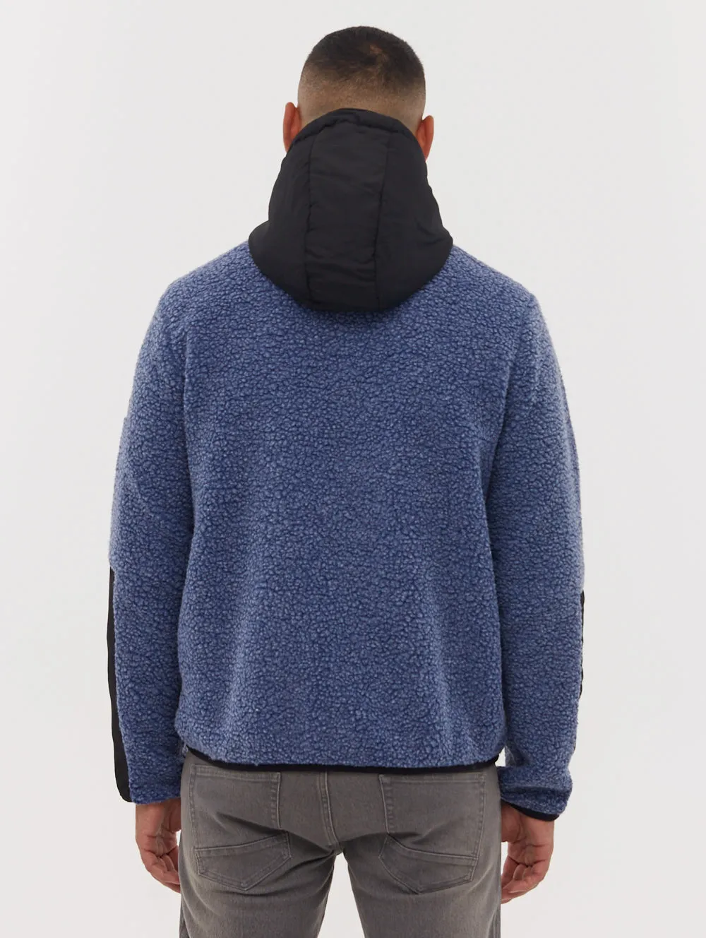 Marezi Single Patch Pocket Zip-Up Sherpa