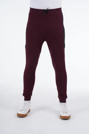 Maroon Sporty Joggers