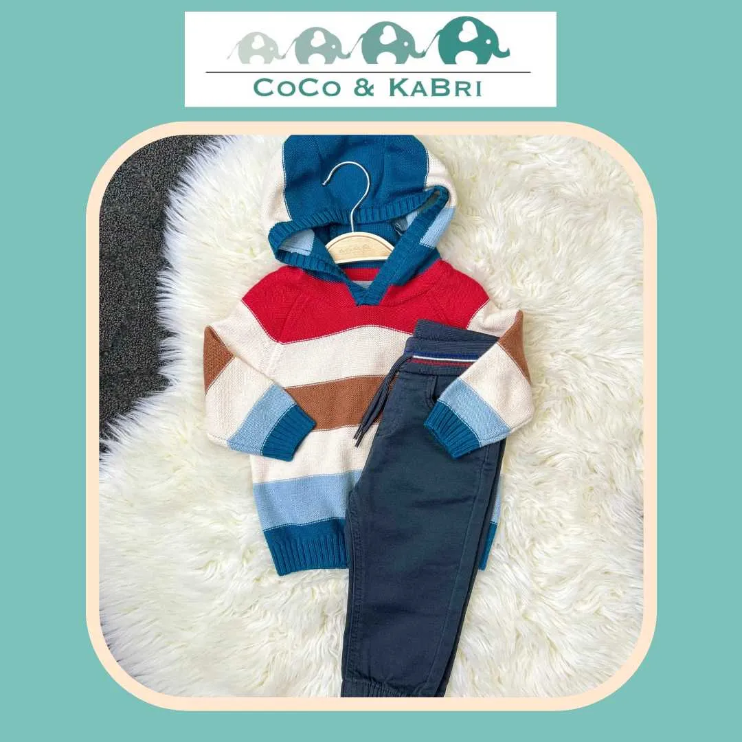 *Mayoral: Baby Boy Dark Denim Jogger Pant
