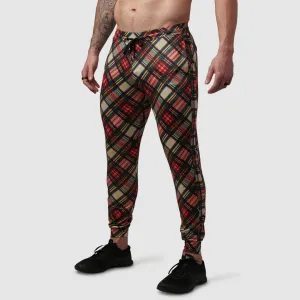 Men's Rest Day Athleisure Jogger (Christmas Plaid)