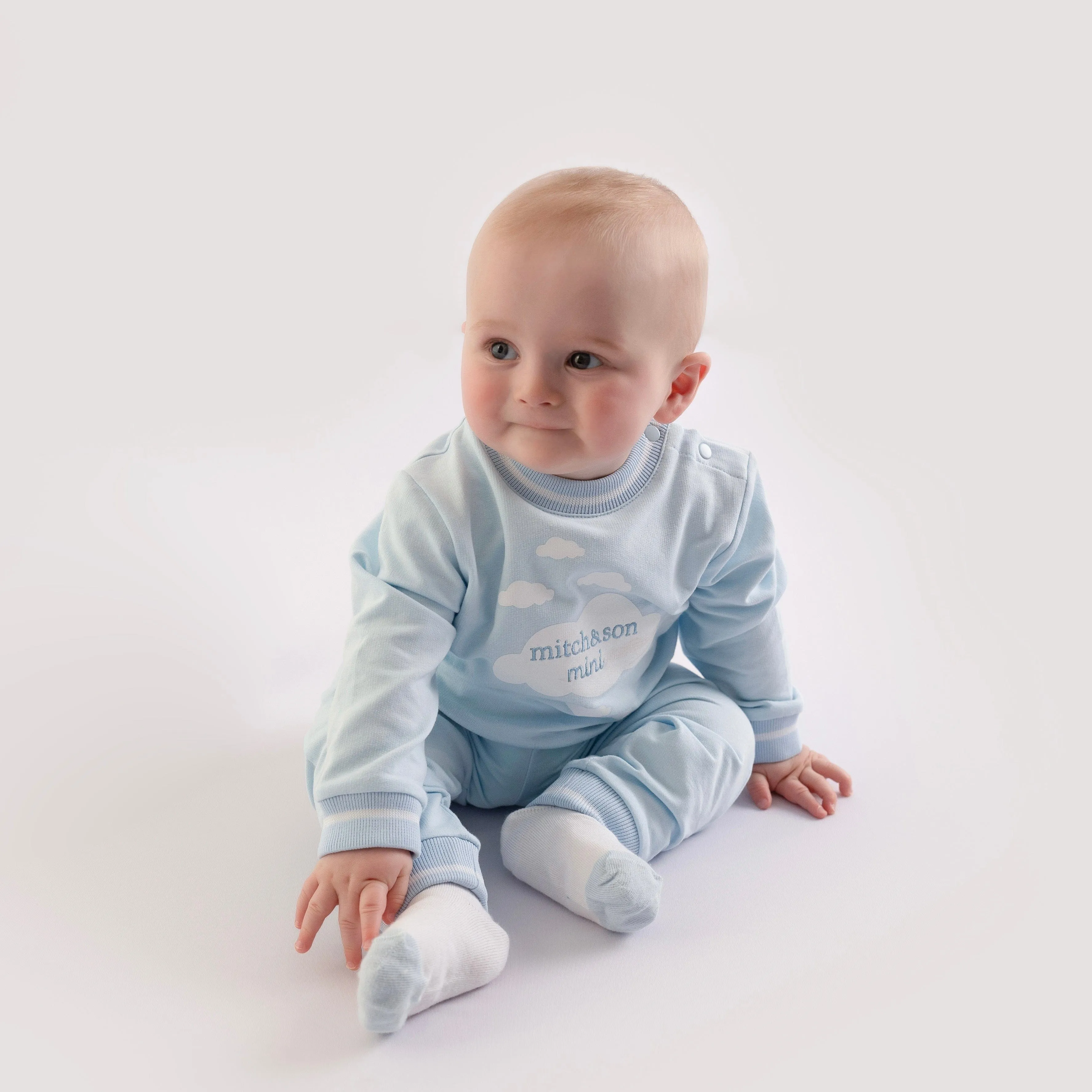 MITCH & SON - Mini Maverick  Cloud Tracksuit - Sky Blue