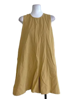 Mustard Scoop Neck Rompers