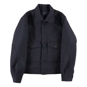 Navy Wool/Cashmere Marfa Jacket