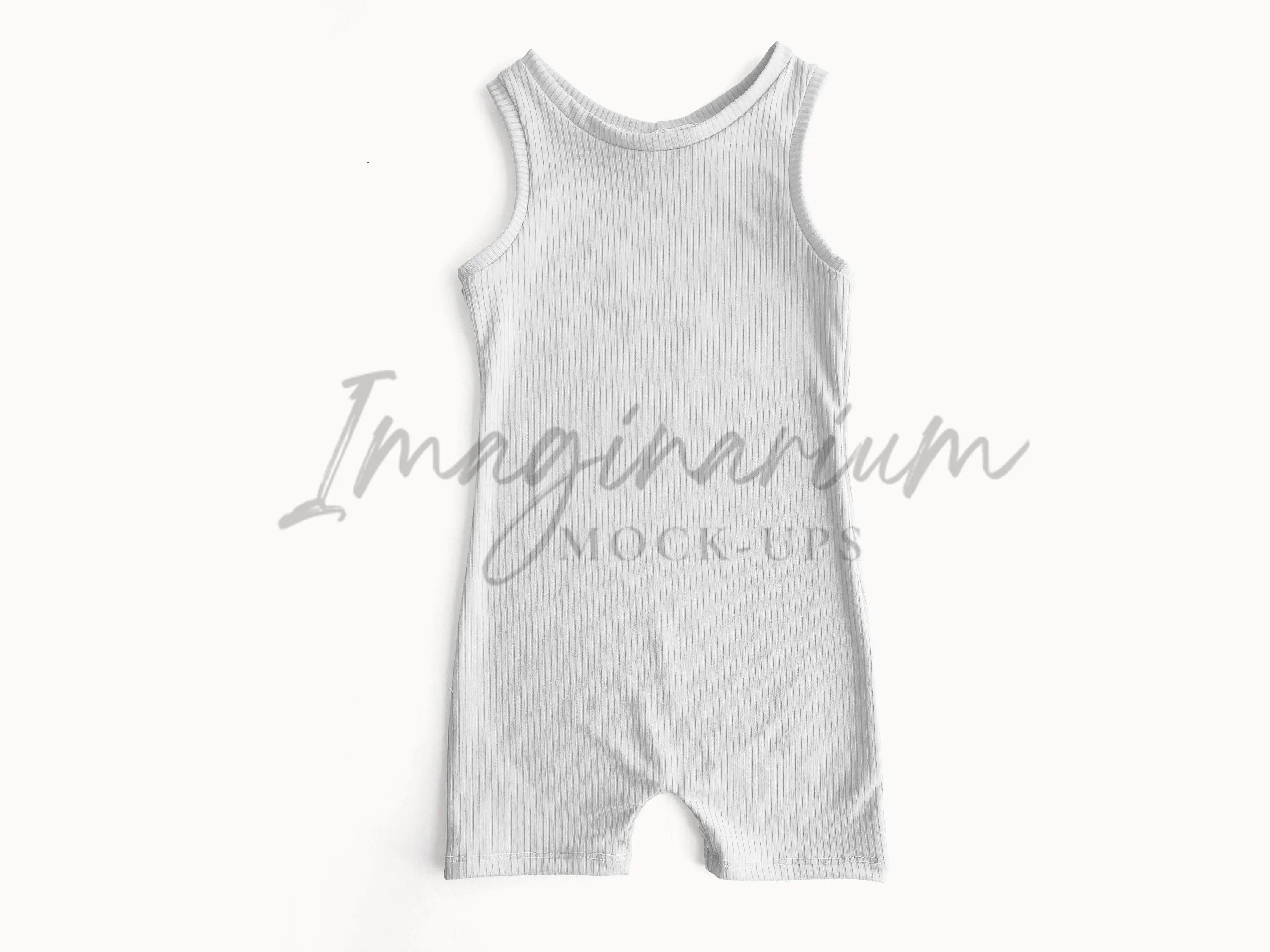 Ollie Tank Romper Mock Up, Realistic Clothing Mockup for Photoshop and Procreate