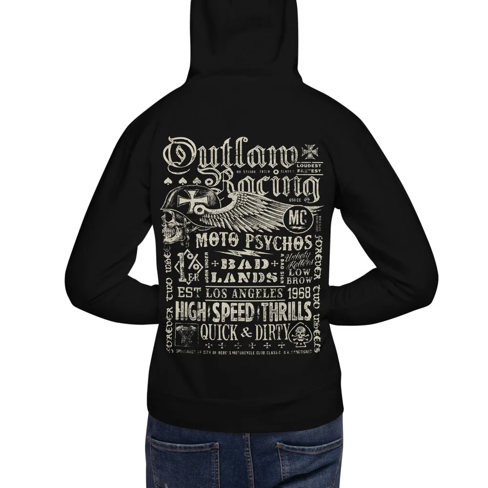 Outlaw Racing Men’s Premium Pullover Hoodie