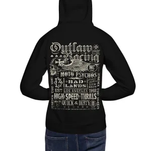 Outlaw Racing Men’s Premium Pullover Hoodie