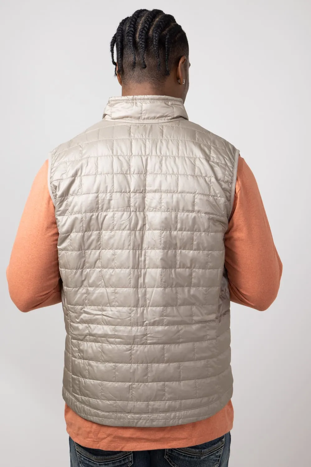 Patagonia Men's Nano Puff Vest in Seabird Grey | 84242-SBDY