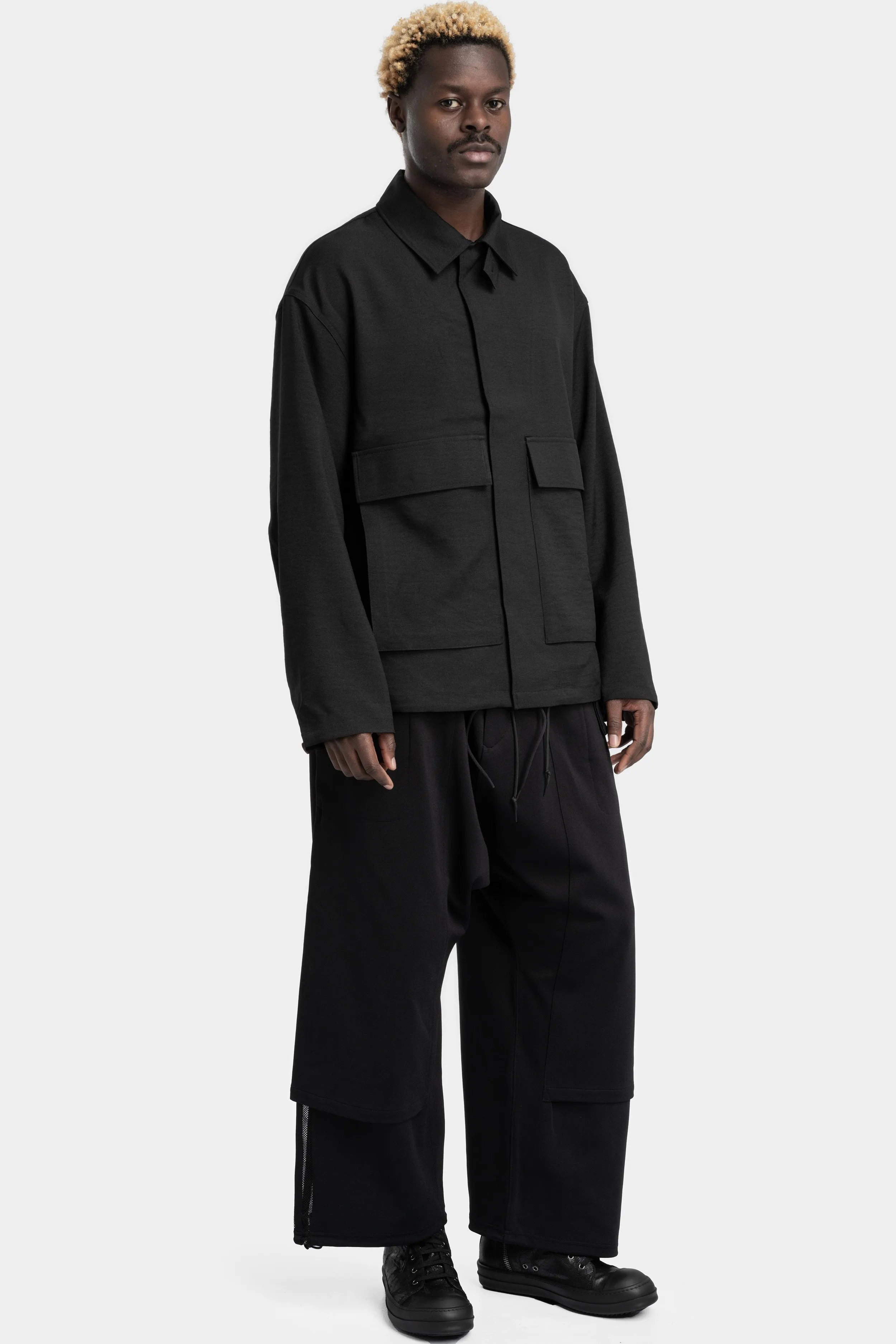 Patch pocket sport coach jacket