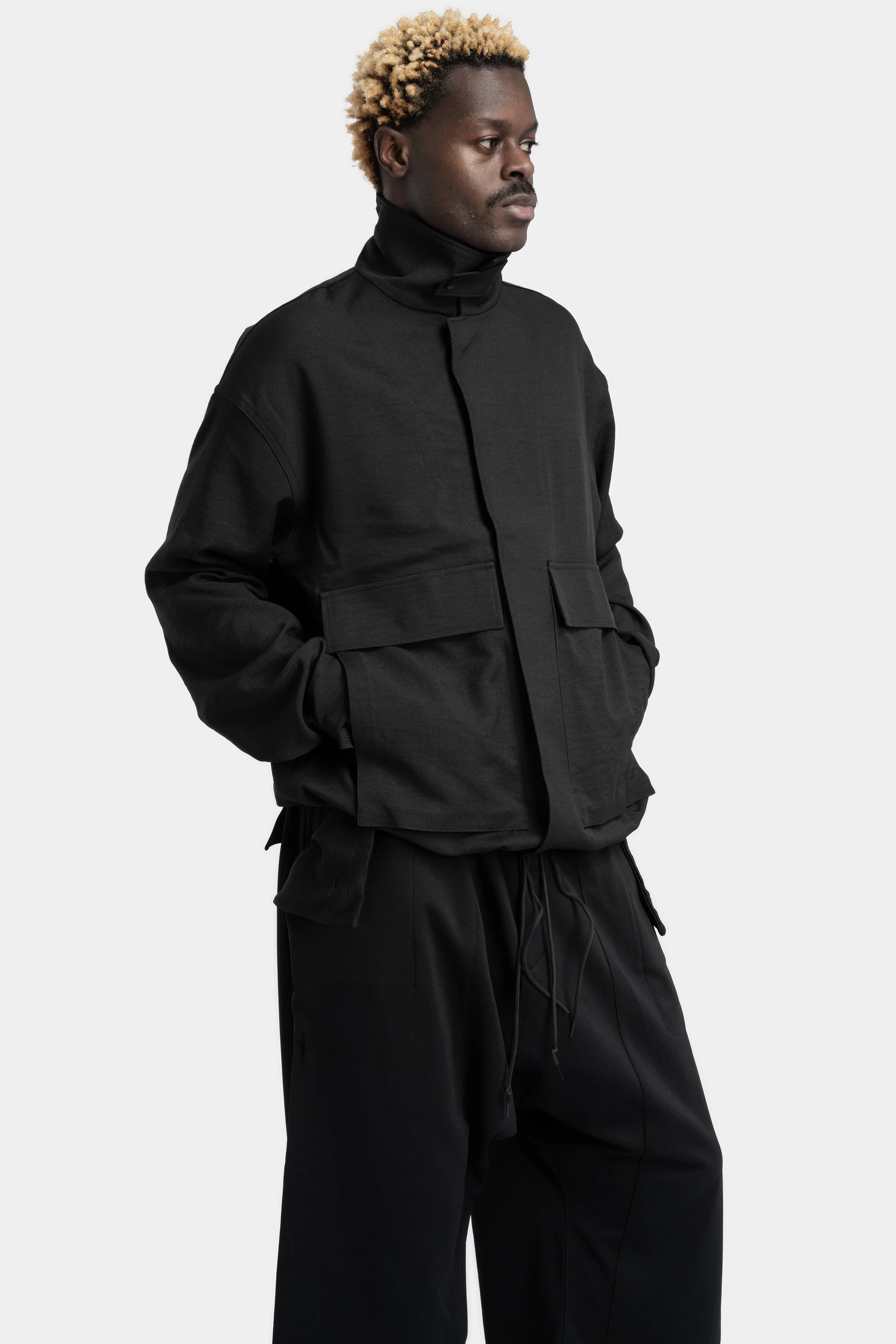 Patch pocket sport coach jacket