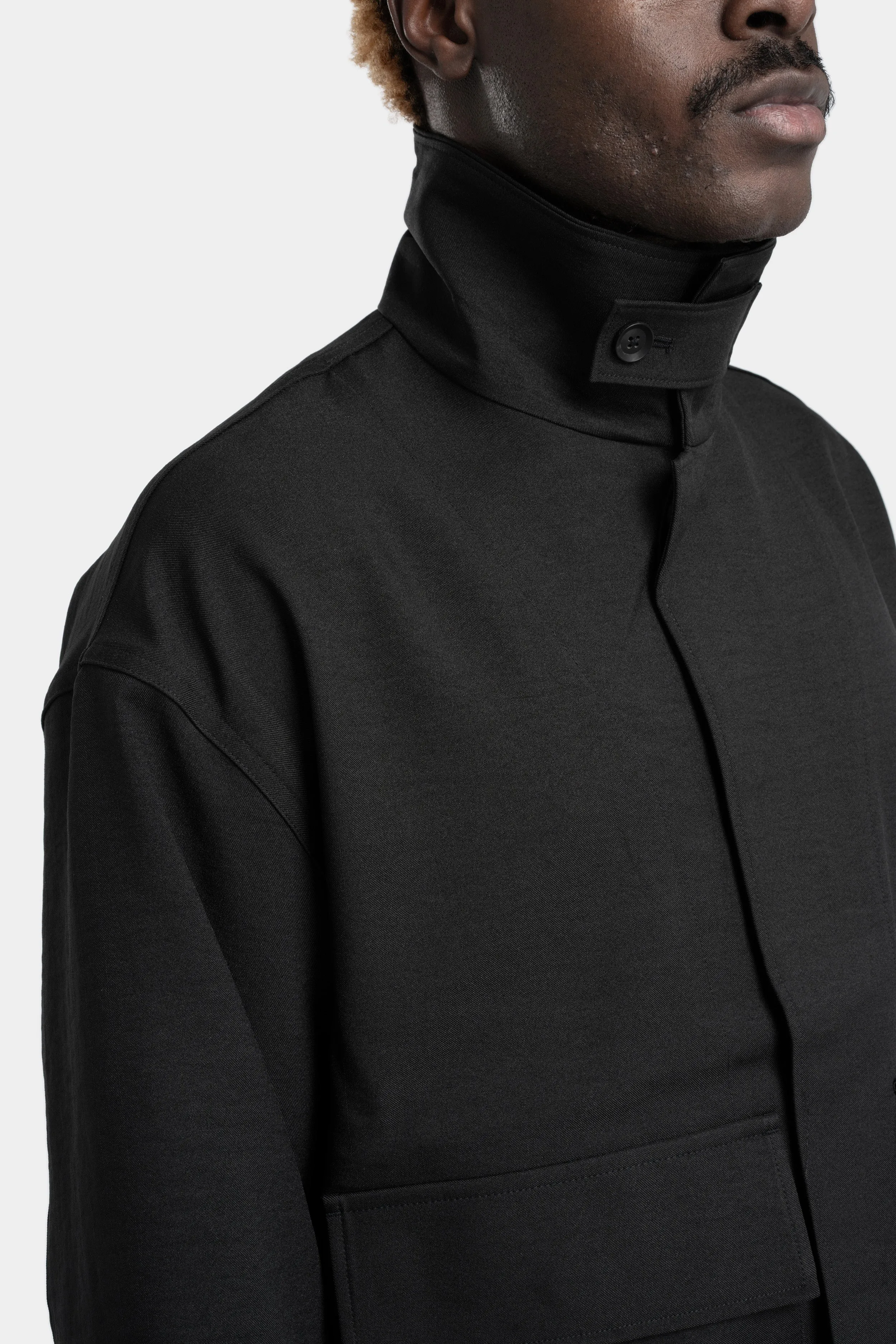 Patch pocket sport coach jacket