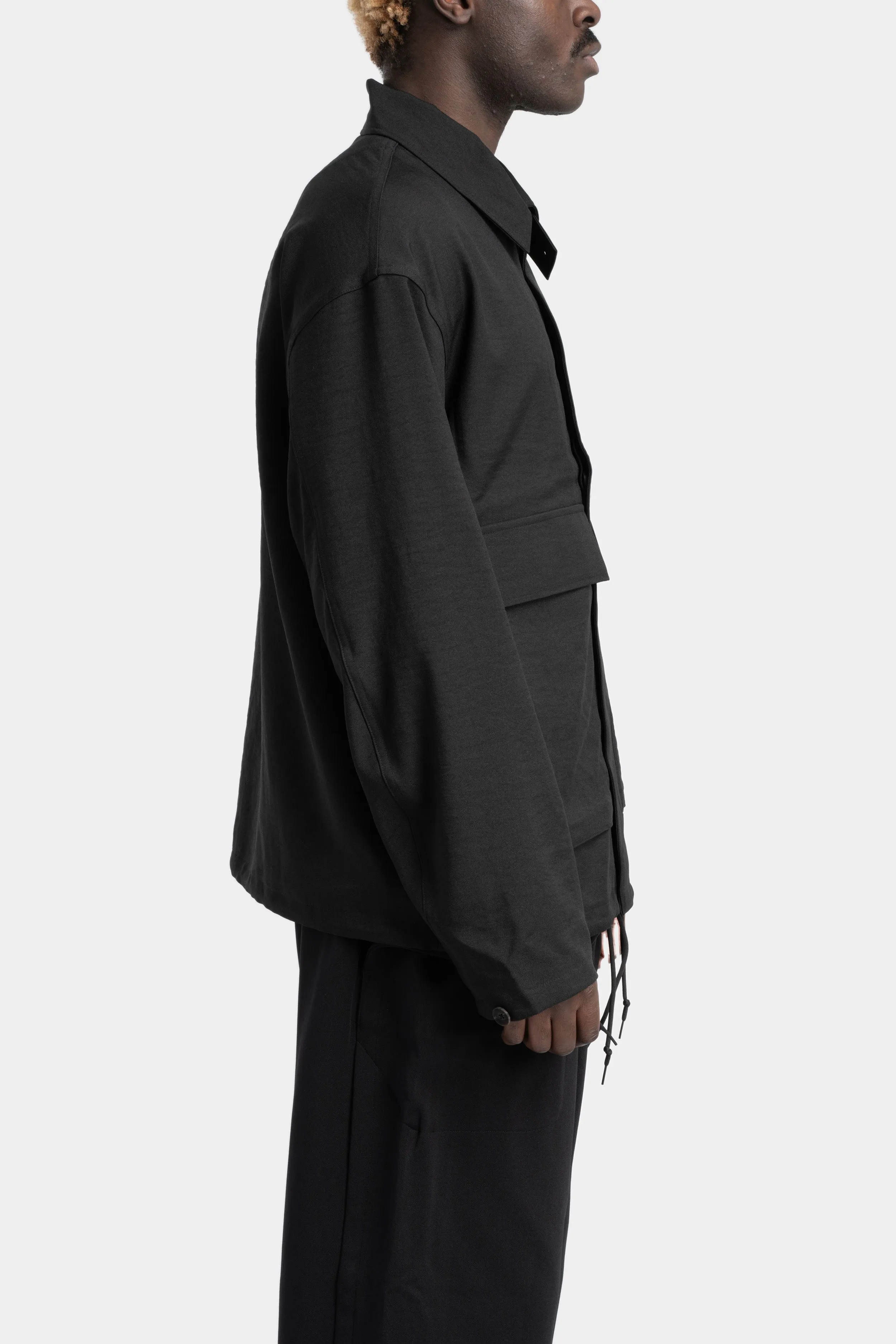 Patch pocket sport coach jacket