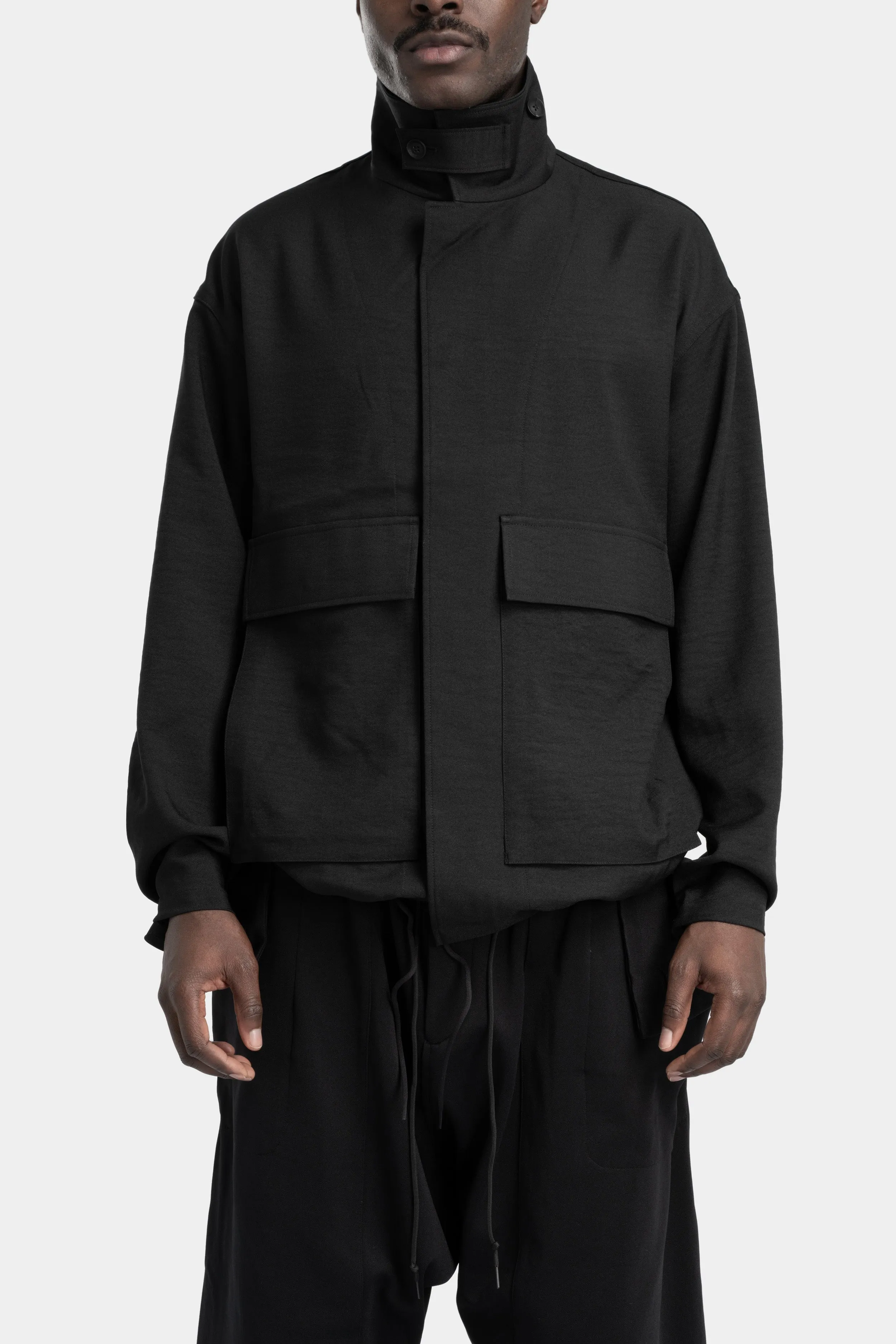 Patch pocket sport coach jacket