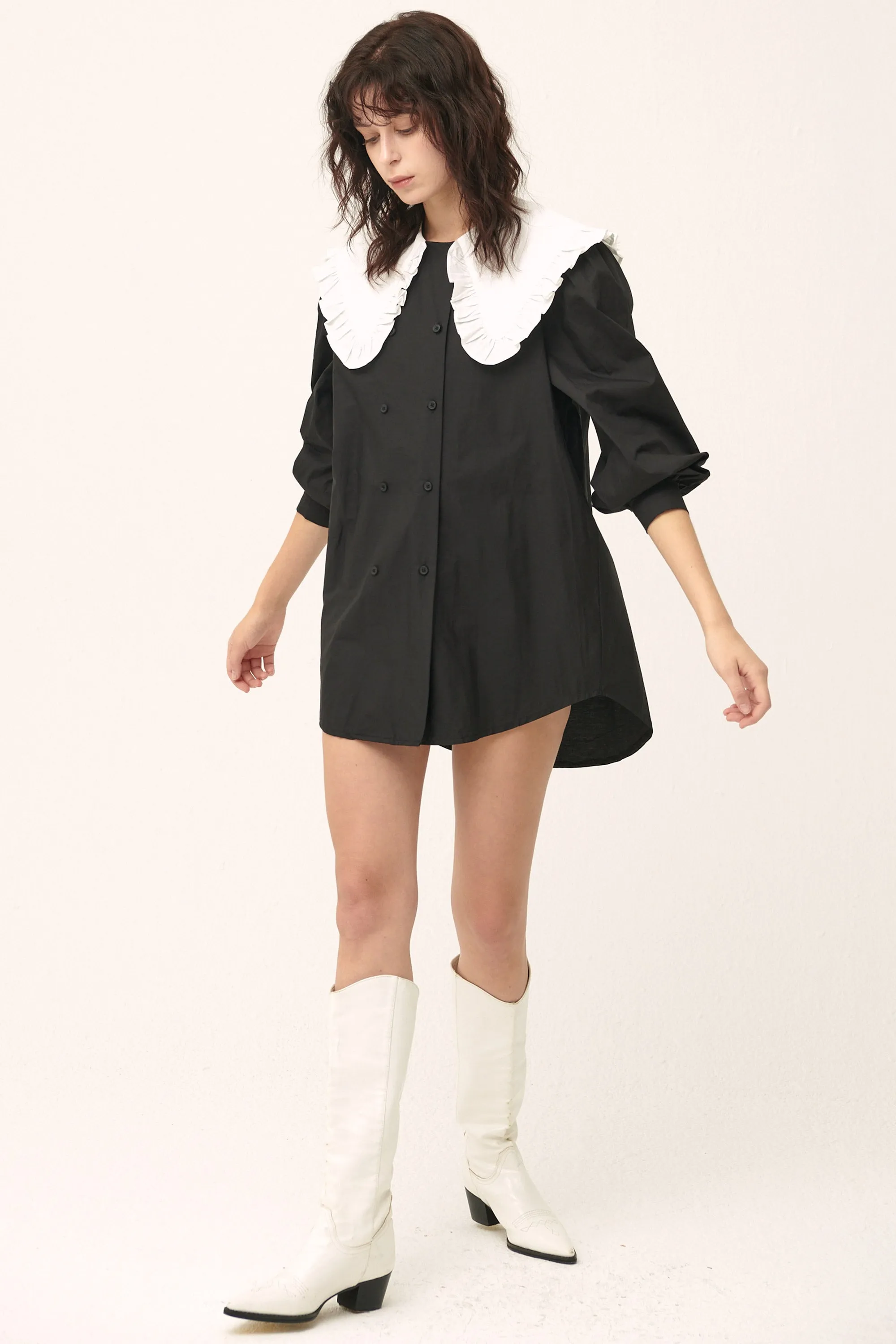 Penelope Puff Sleeve Shirt/Dress