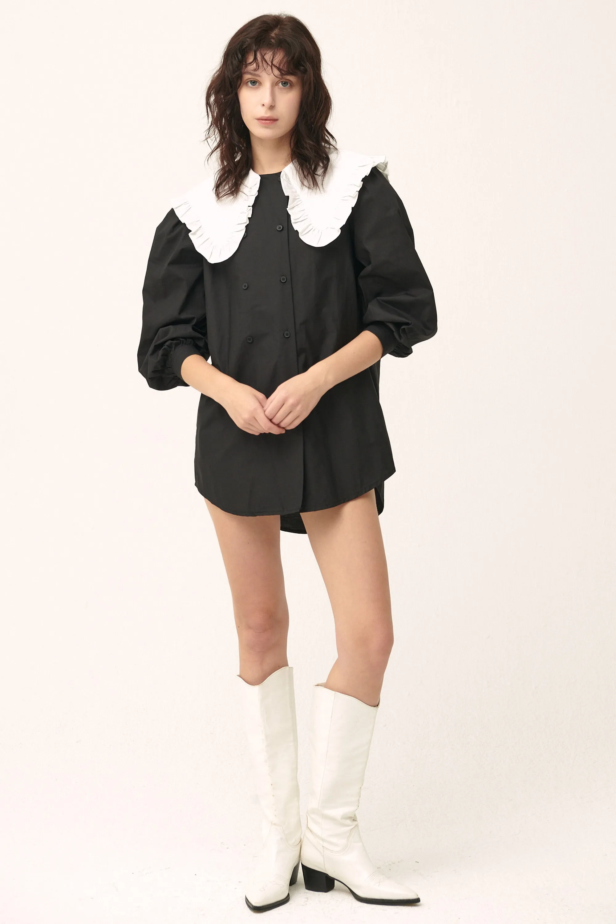 Penelope Puff Sleeve Shirt/Dress