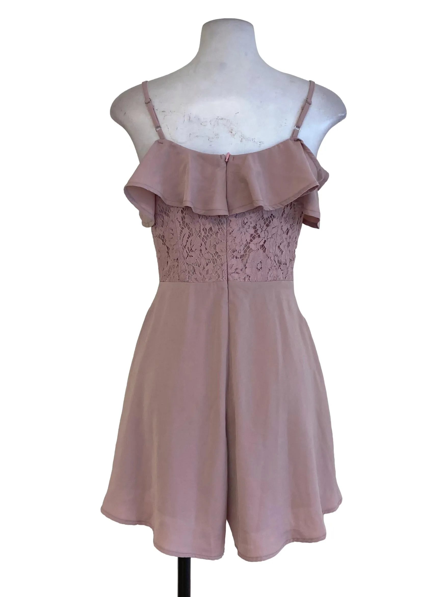 Pink Laced Rompers