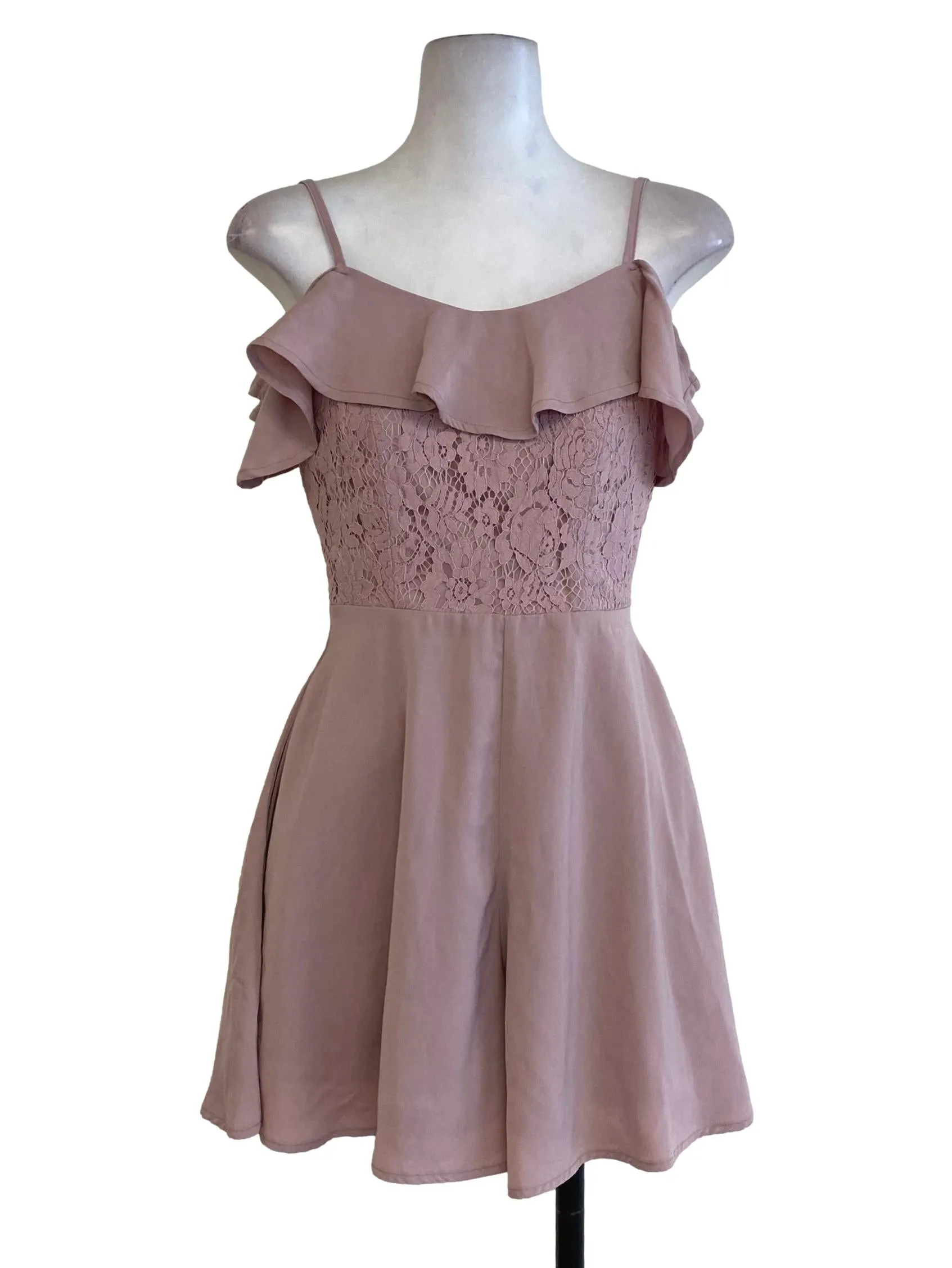 Pink Laced Rompers