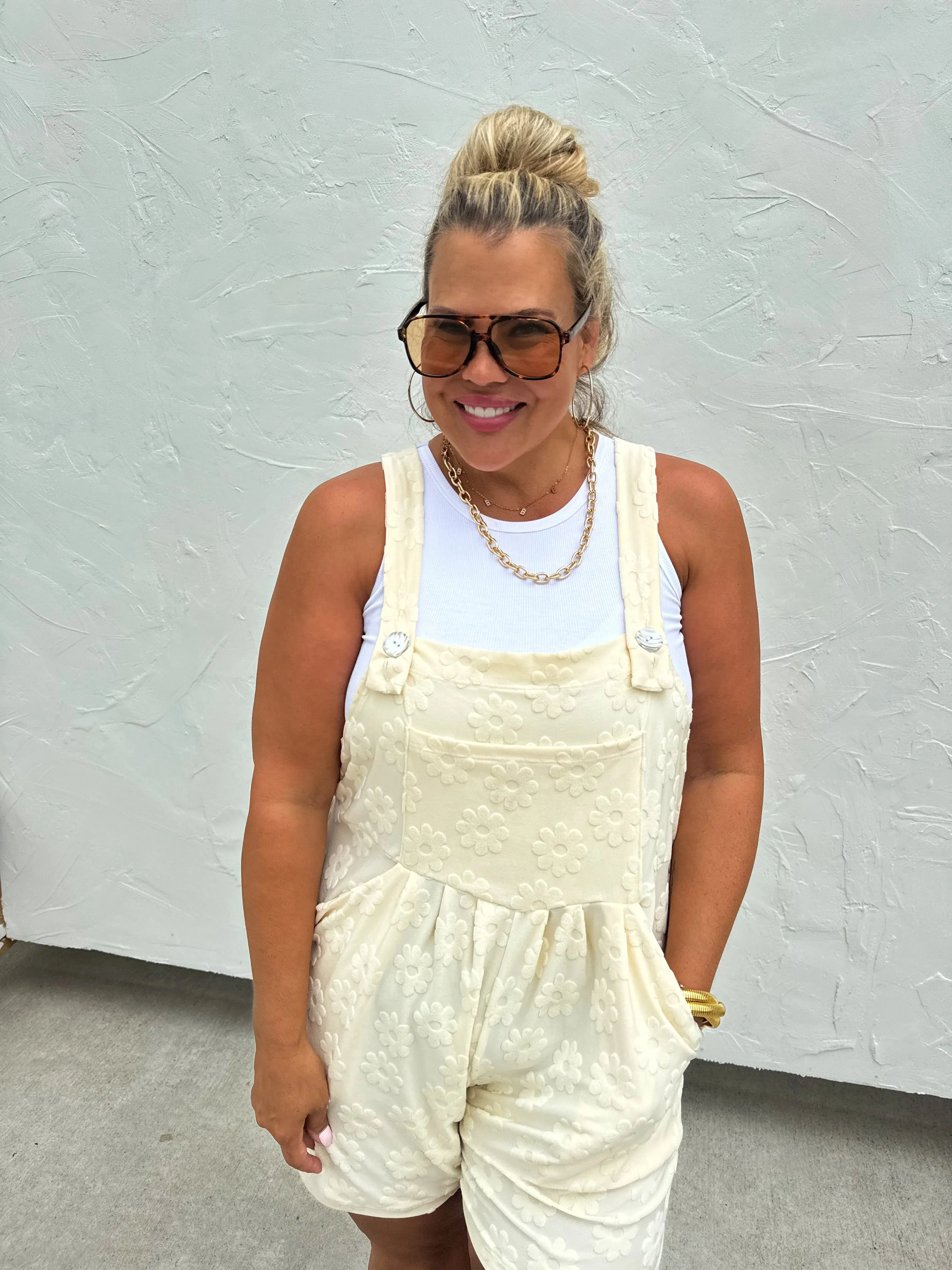 Preorder: Cambrie Pocket Romper by Blakeley (Ships Early June)