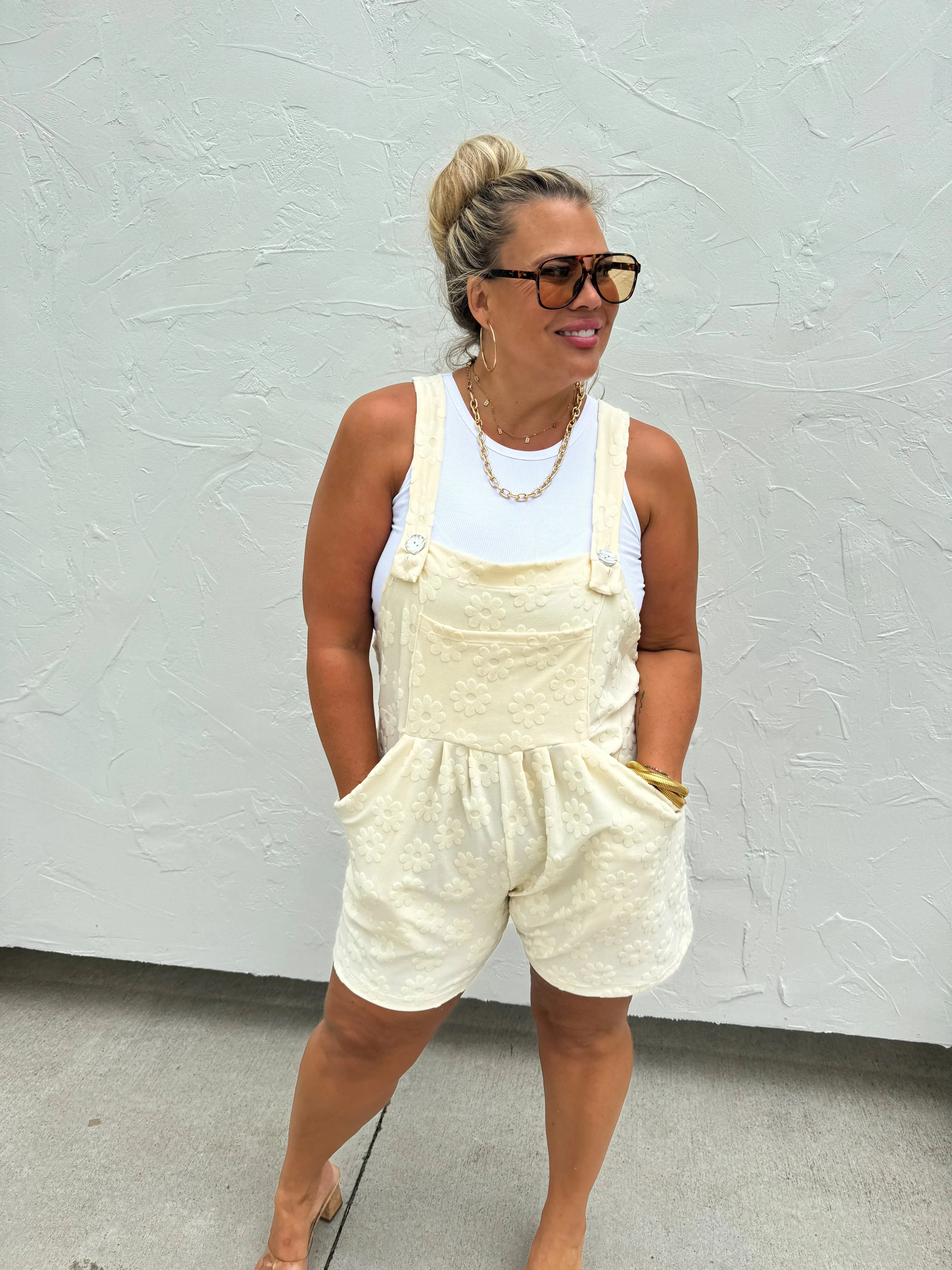 Preorder: Cambrie Pocket Romper by Blakeley (Ships Early June)