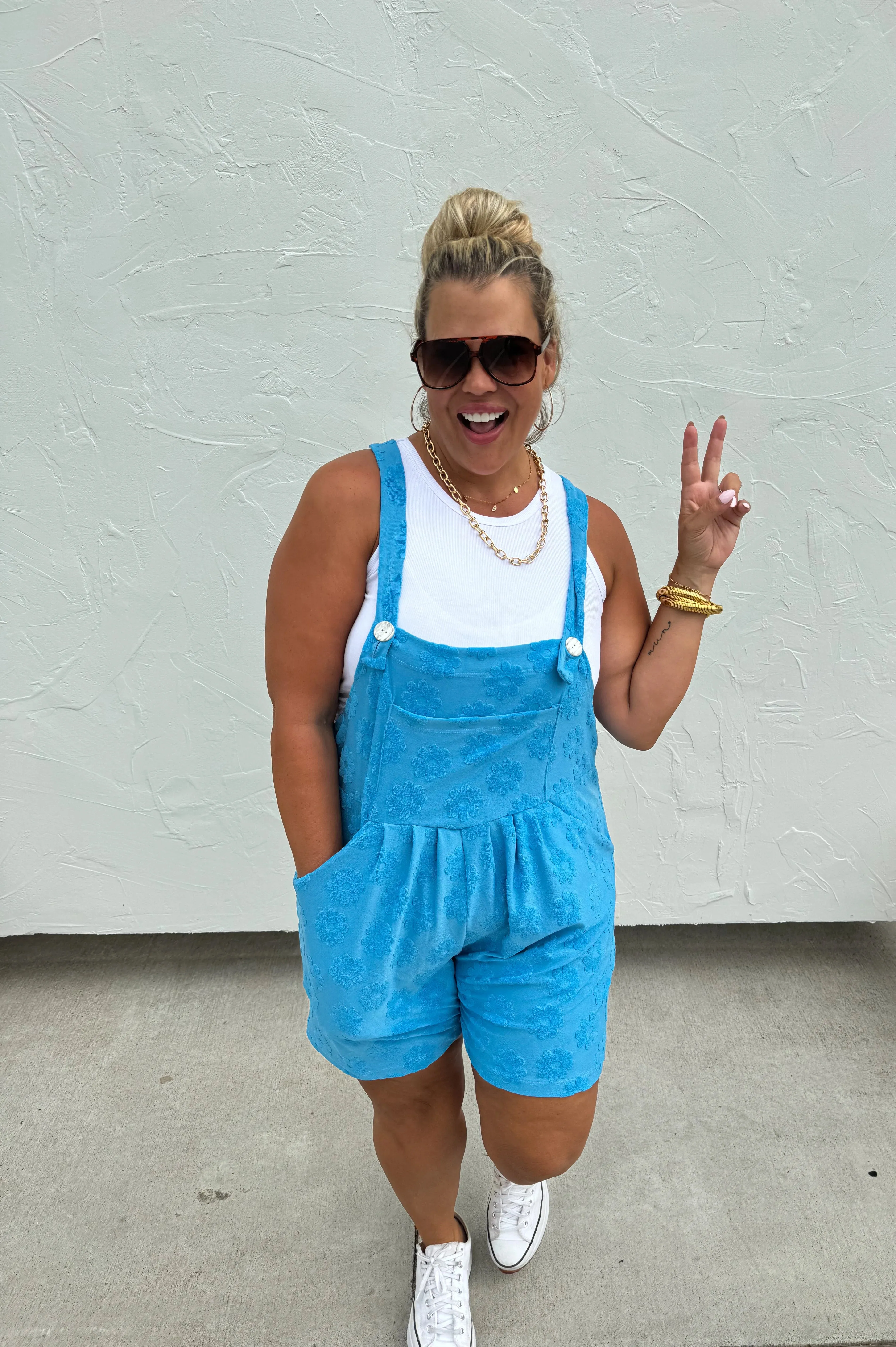 Preorder: Cambrie Pocket Romper by Blakeley (Ships Early June)