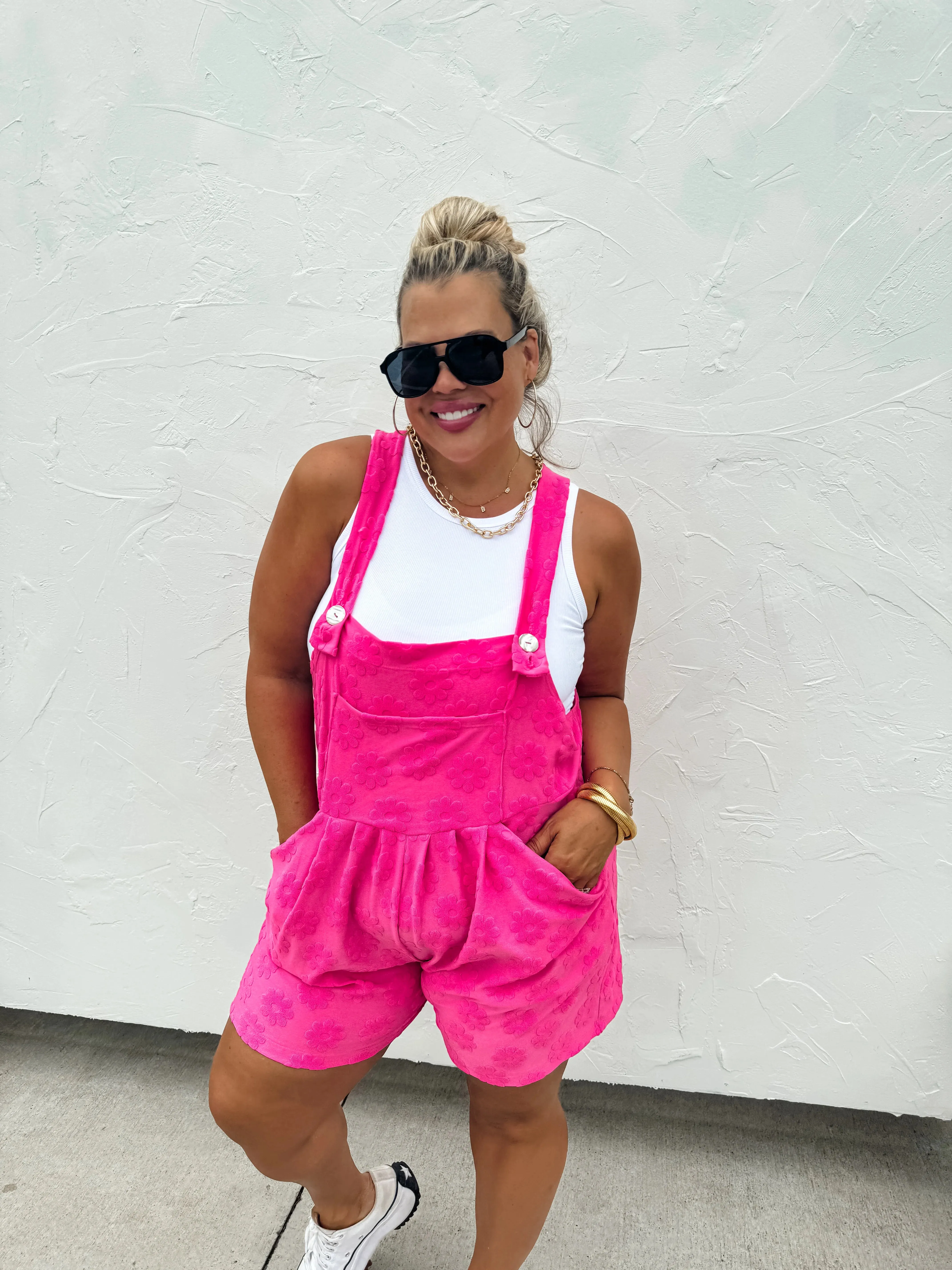 Preorder: Cambrie Pocket Romper by Blakeley (Ships Early June)