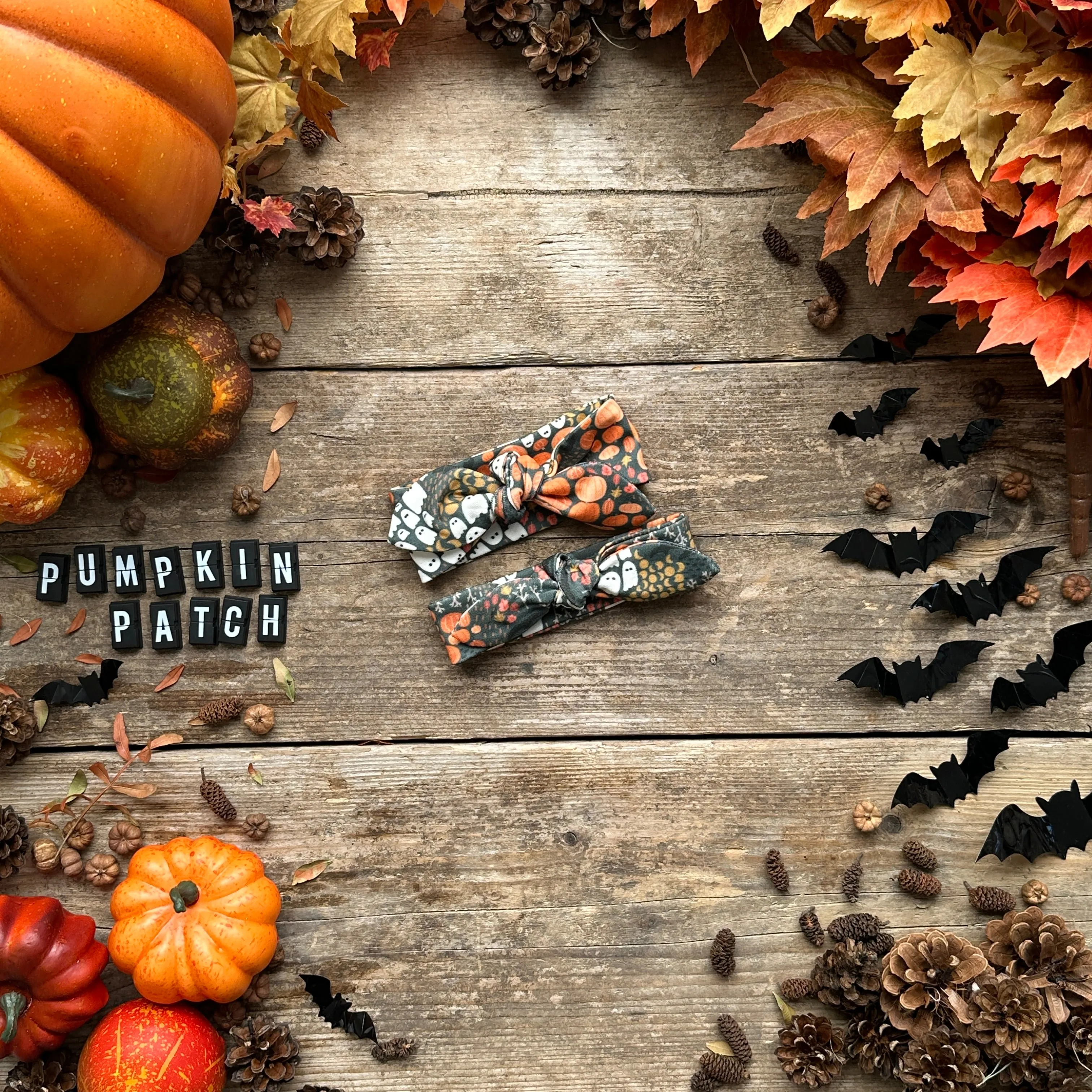 Pumpkin Patch Knot Bow Headband | Ready To Post