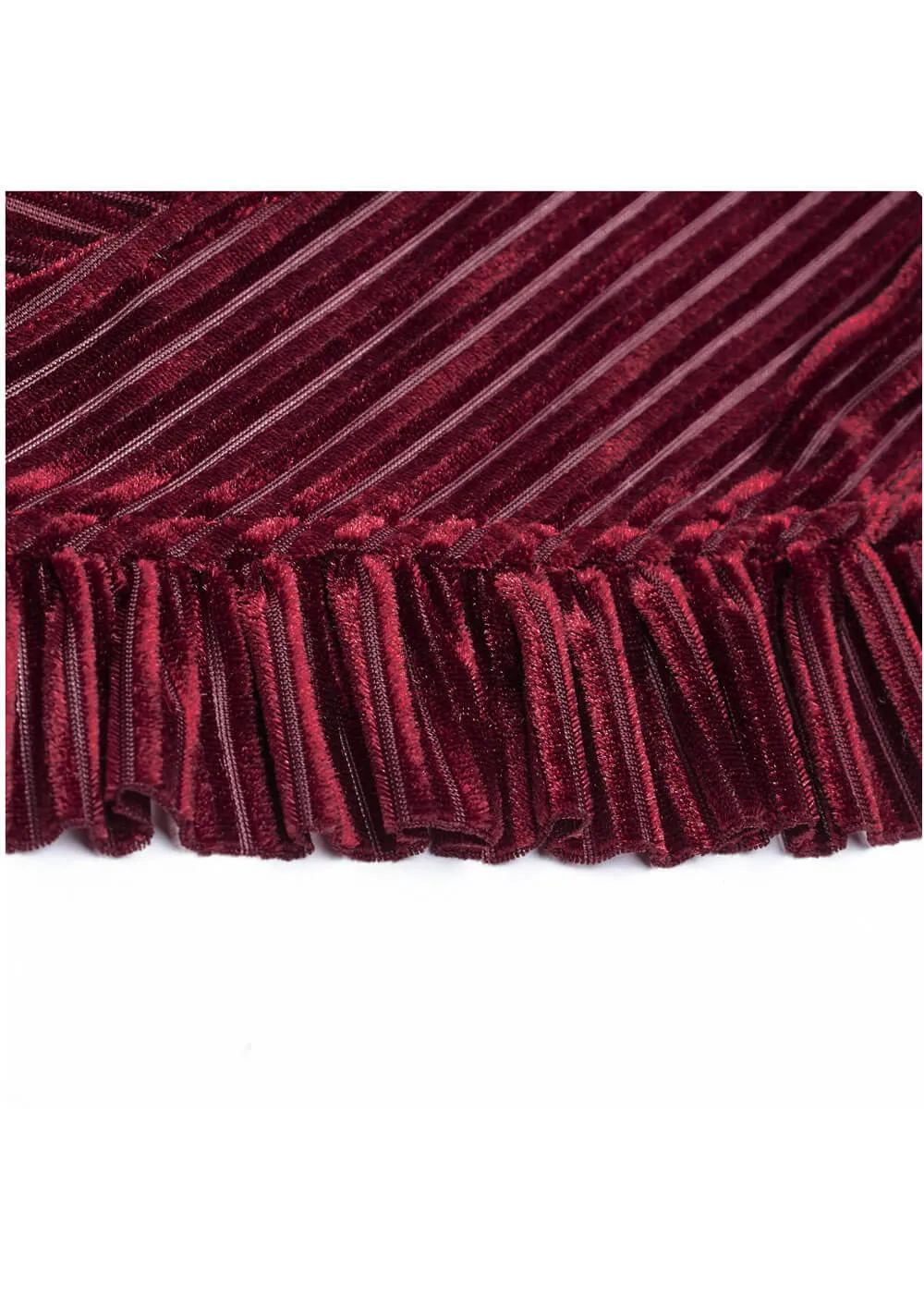 Punk Rave The Manor Velvet Blouse Red