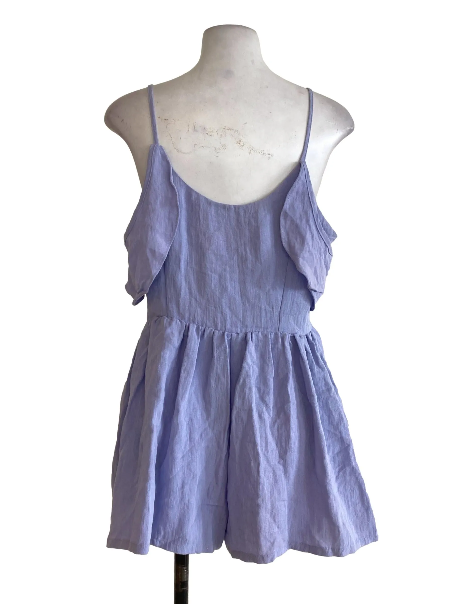 Purple Blouson Rompers TEM