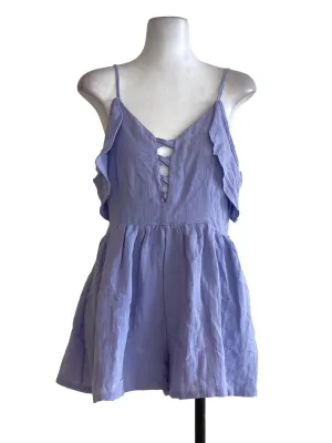 Purple Blouson Rompers TEM