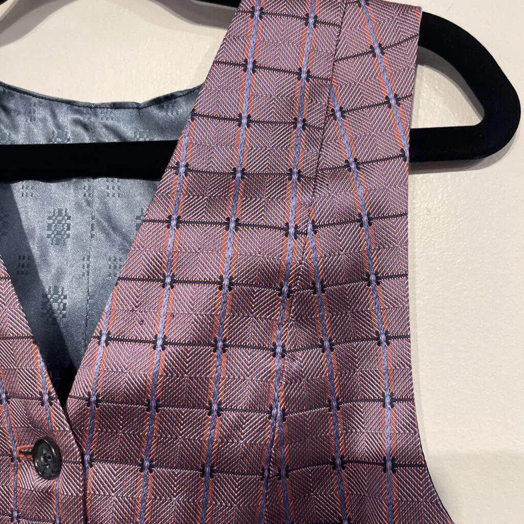 Purple Patterned Vest