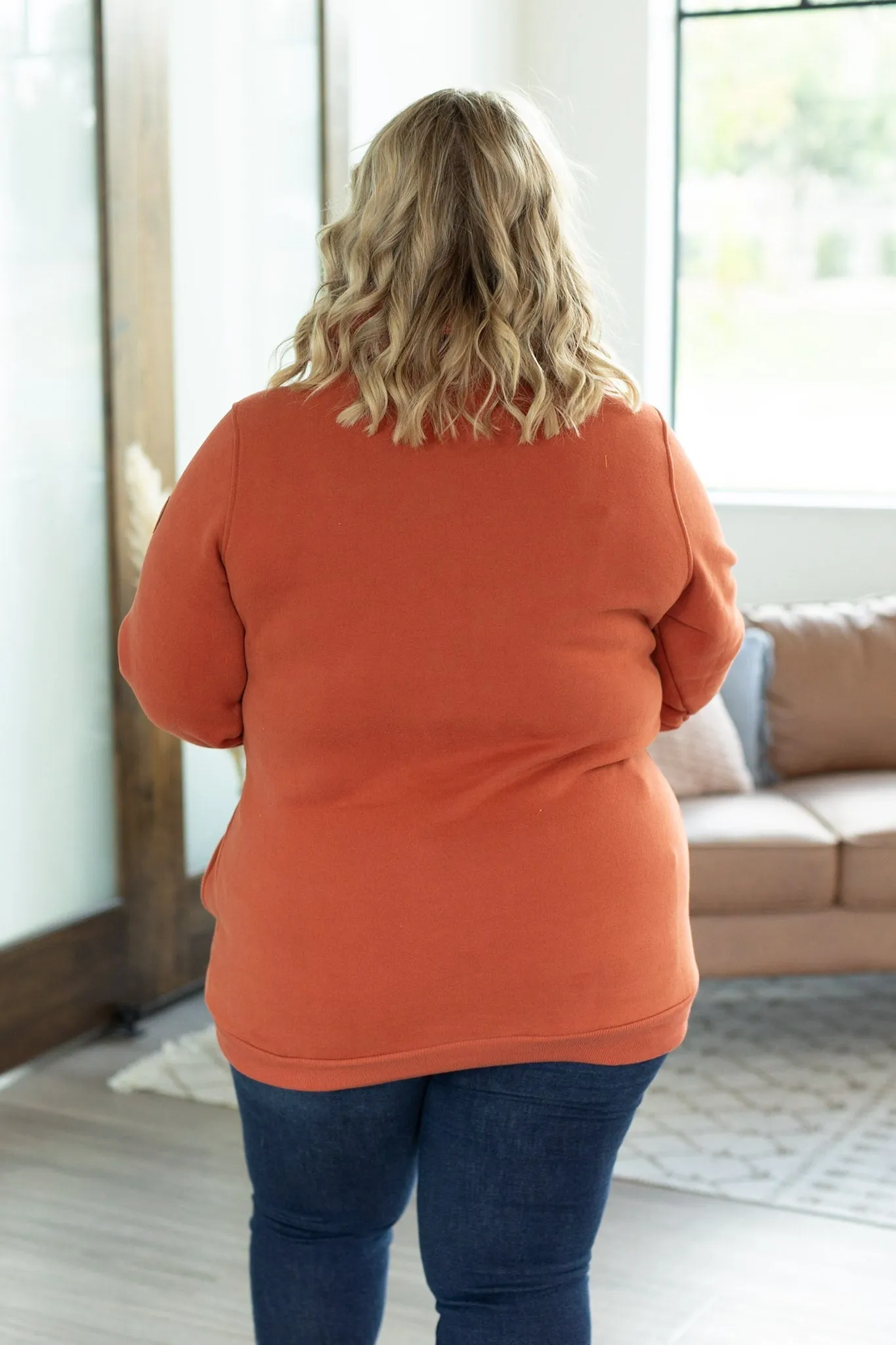 Quinn ZipUp Cowl - Pumpkin
