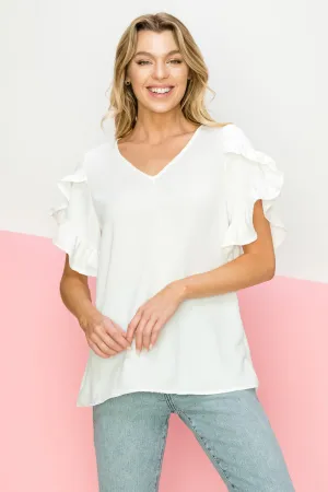 Reena Ruffle Blouse
