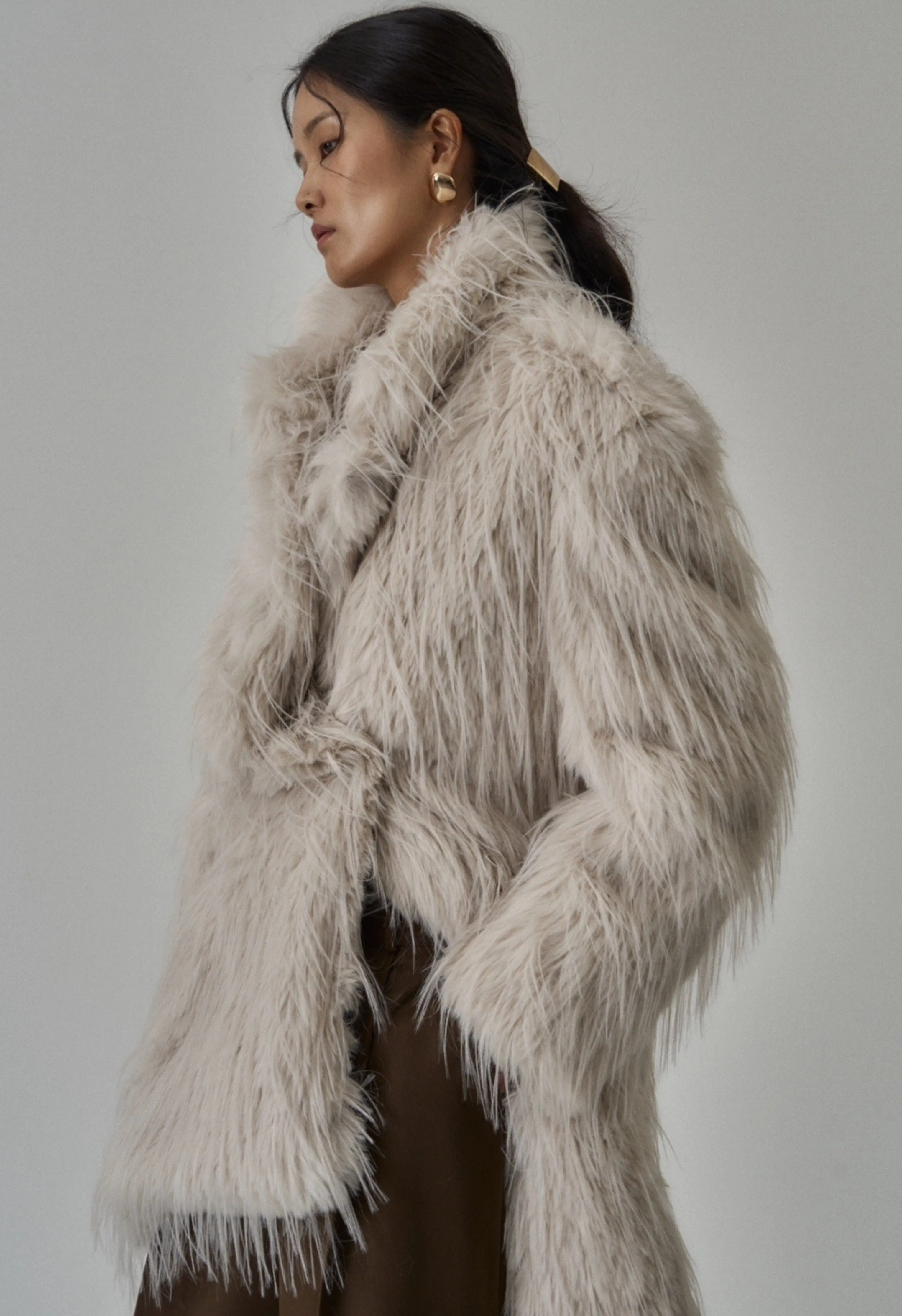 Sierra Faux Shearling Coat