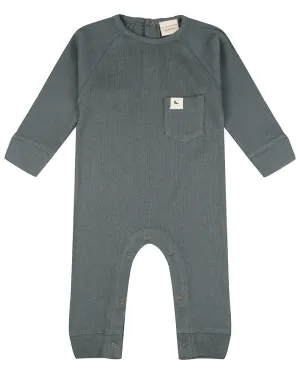 Steel Ribbed Romper
