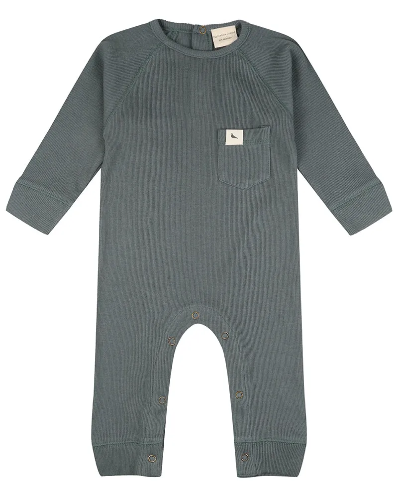 Steel Ribbed Romper